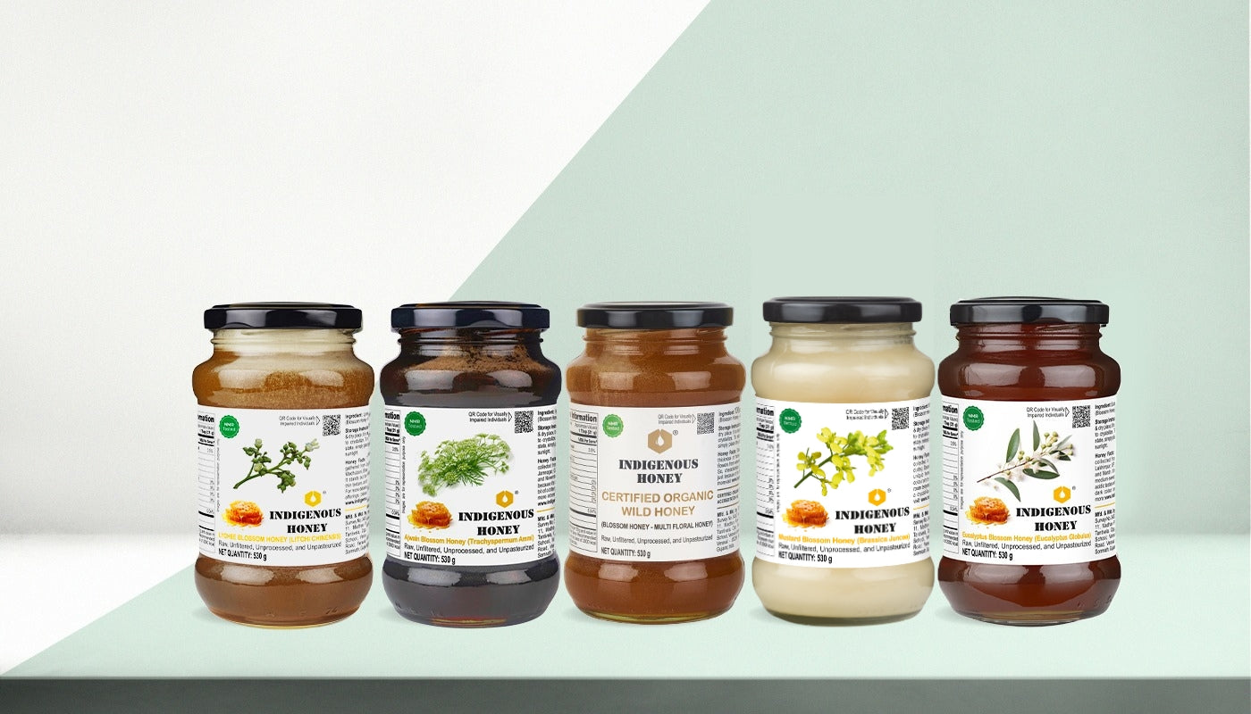 honey with different varieties