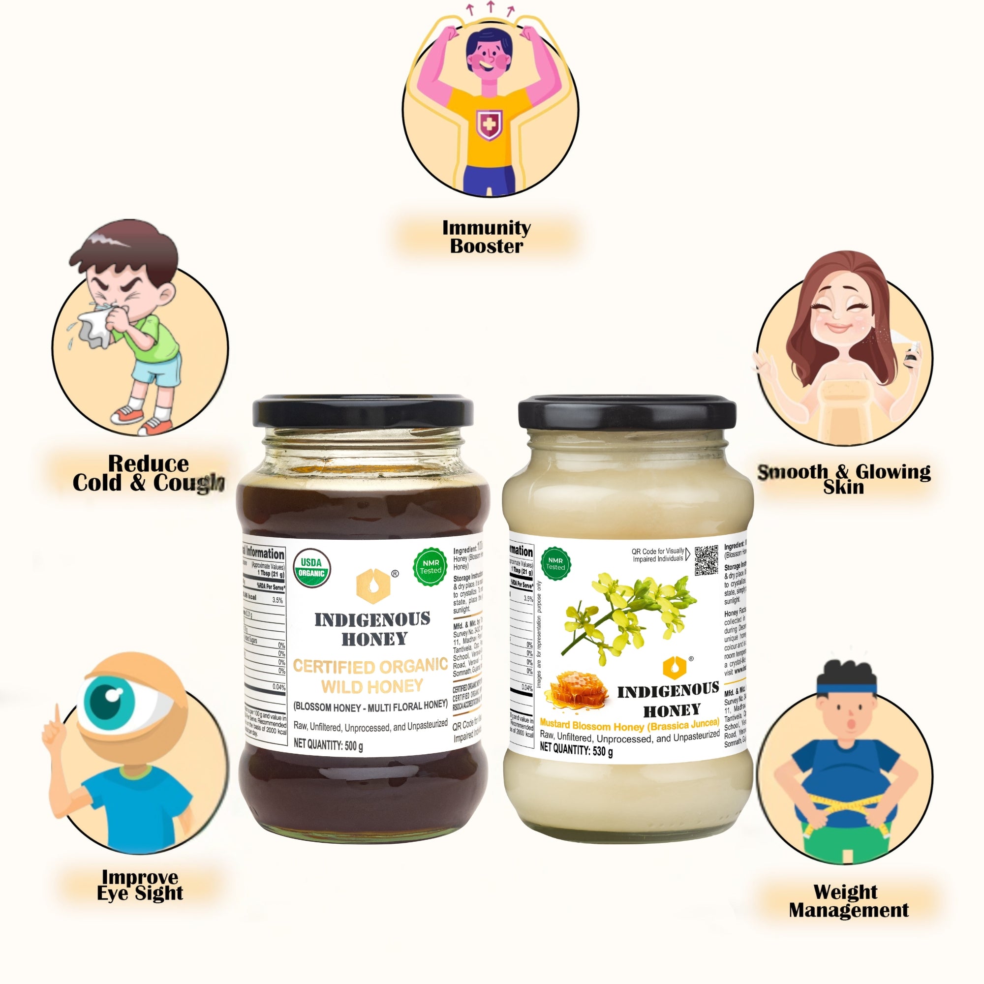 Benefits Of Wild & Mustard Honey