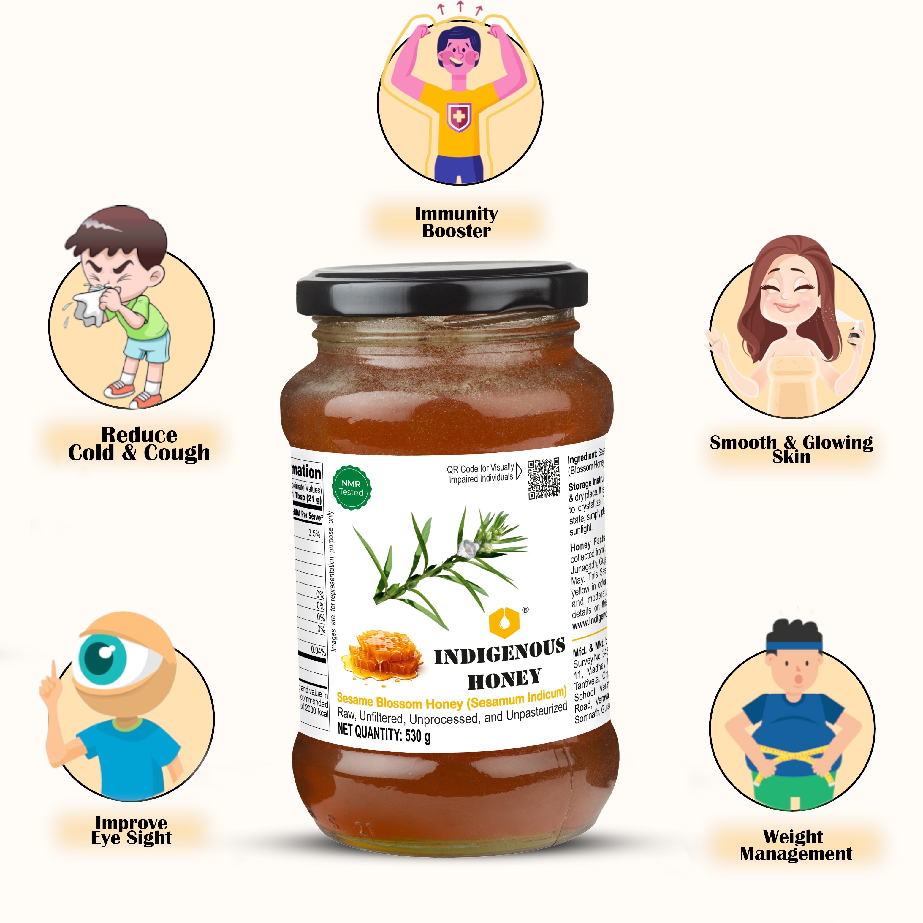 Benfits of Natural Sesame Honey