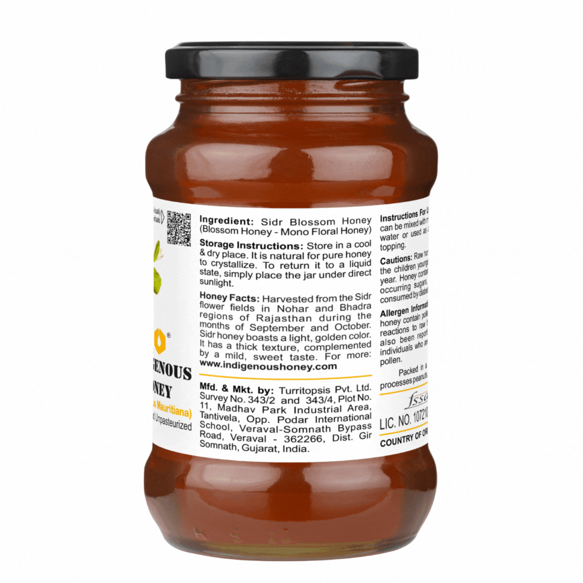 Sidr Natural Honey: Pure, Raw & Golden from Rajasthan Fields