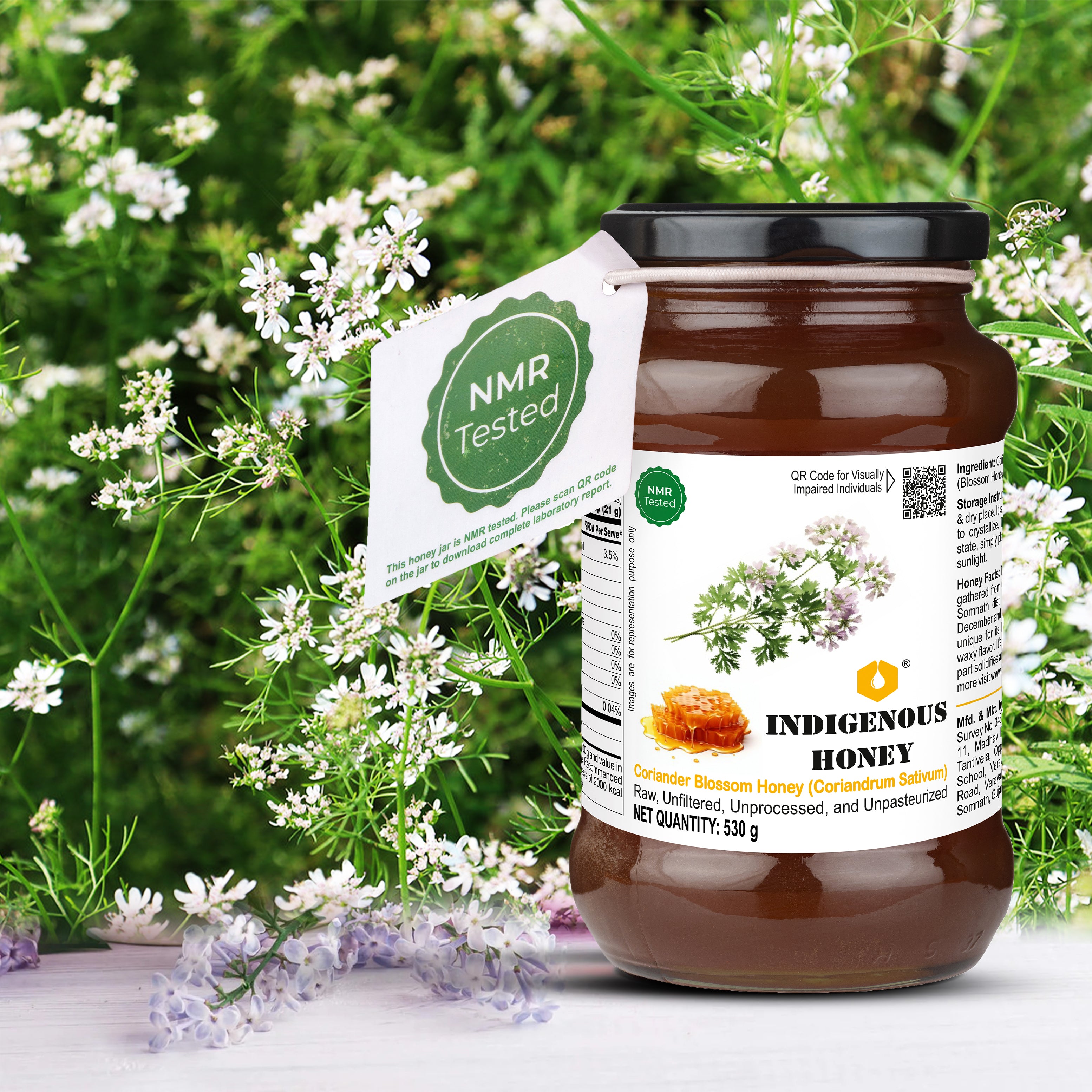 NMR Tested Coriander Honey