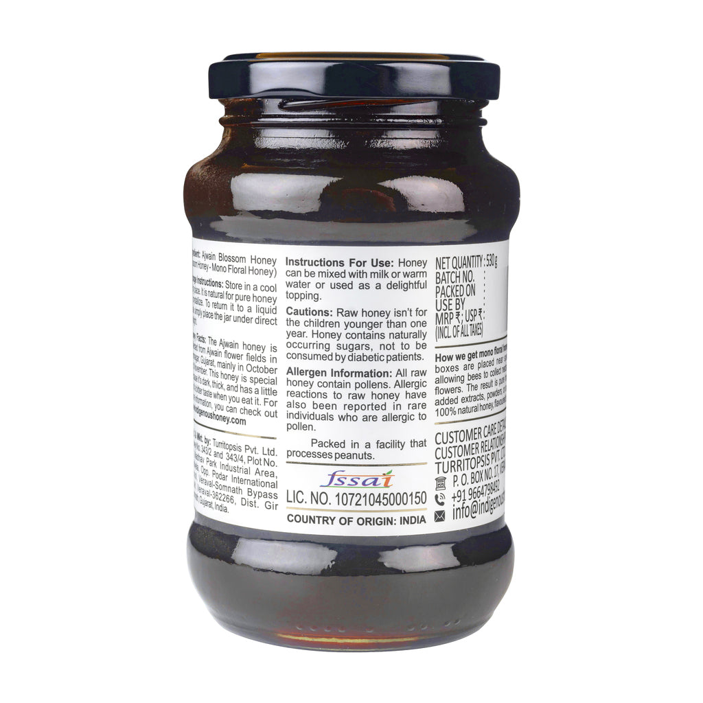 Natural Ajwain Blossom Honey