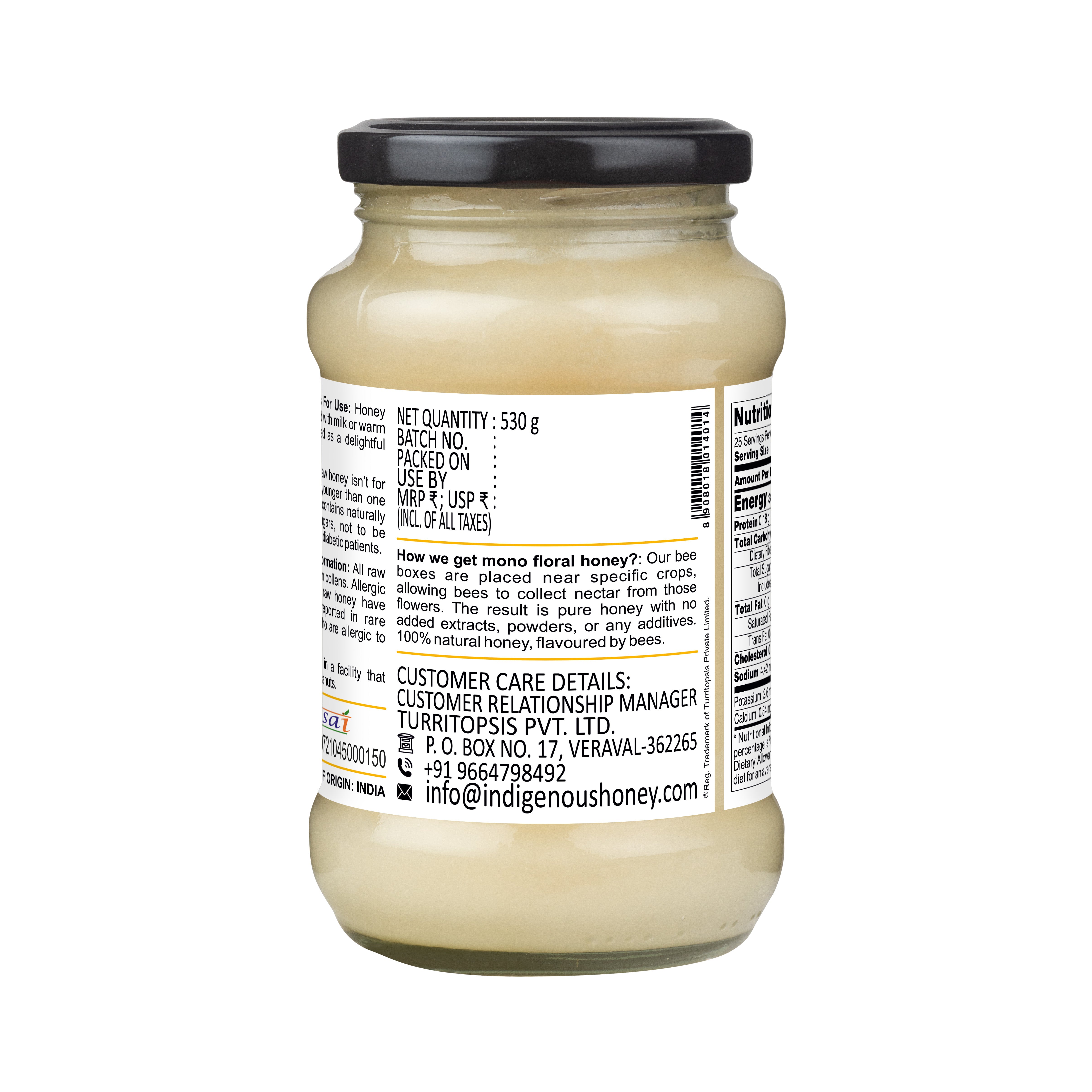 Natural Honey Crystallized Mustard