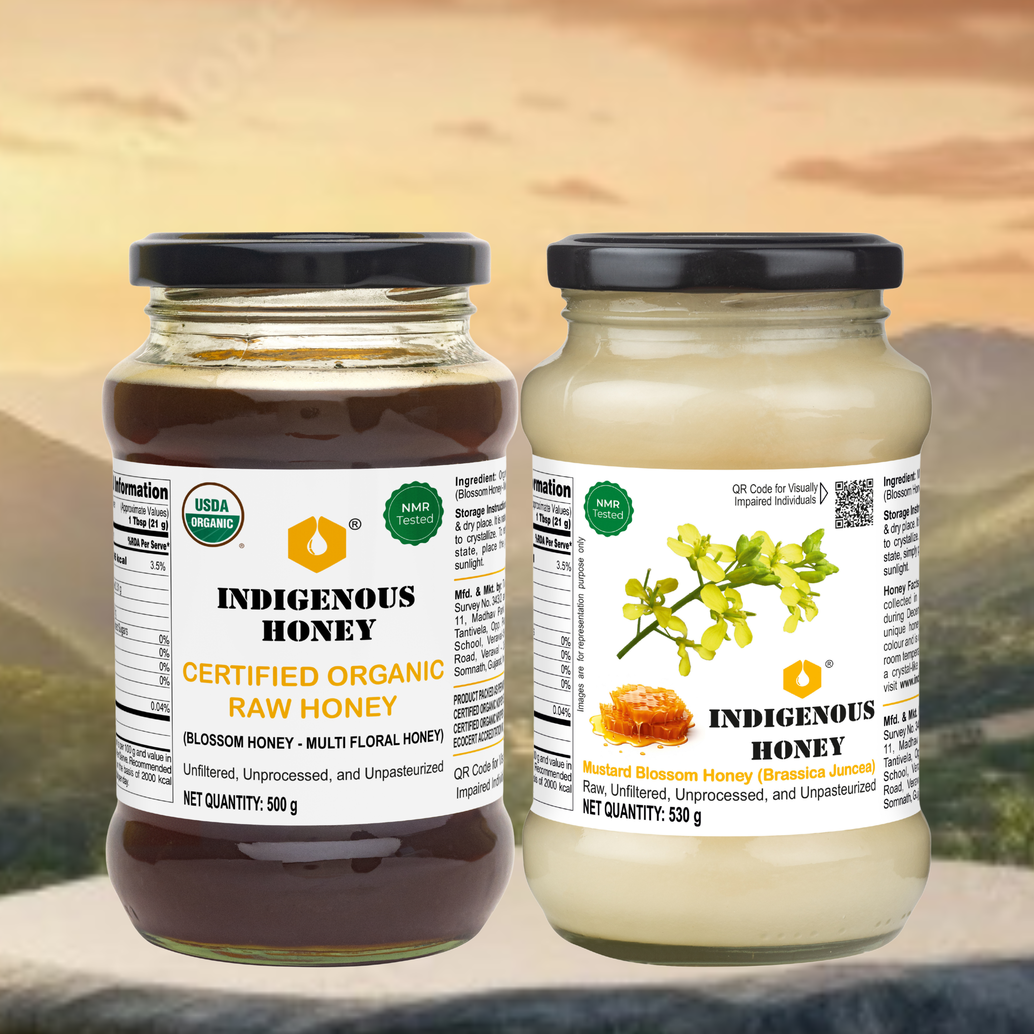 Natural raw Crystallized Honey