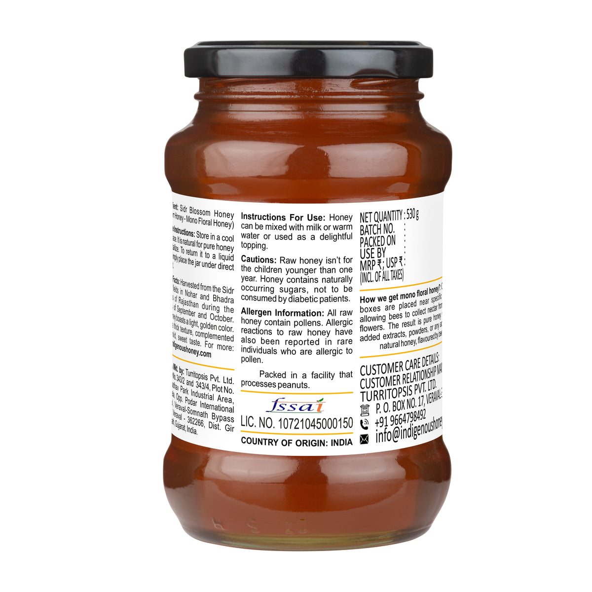 Natural Raw Sidr Blossom Honey