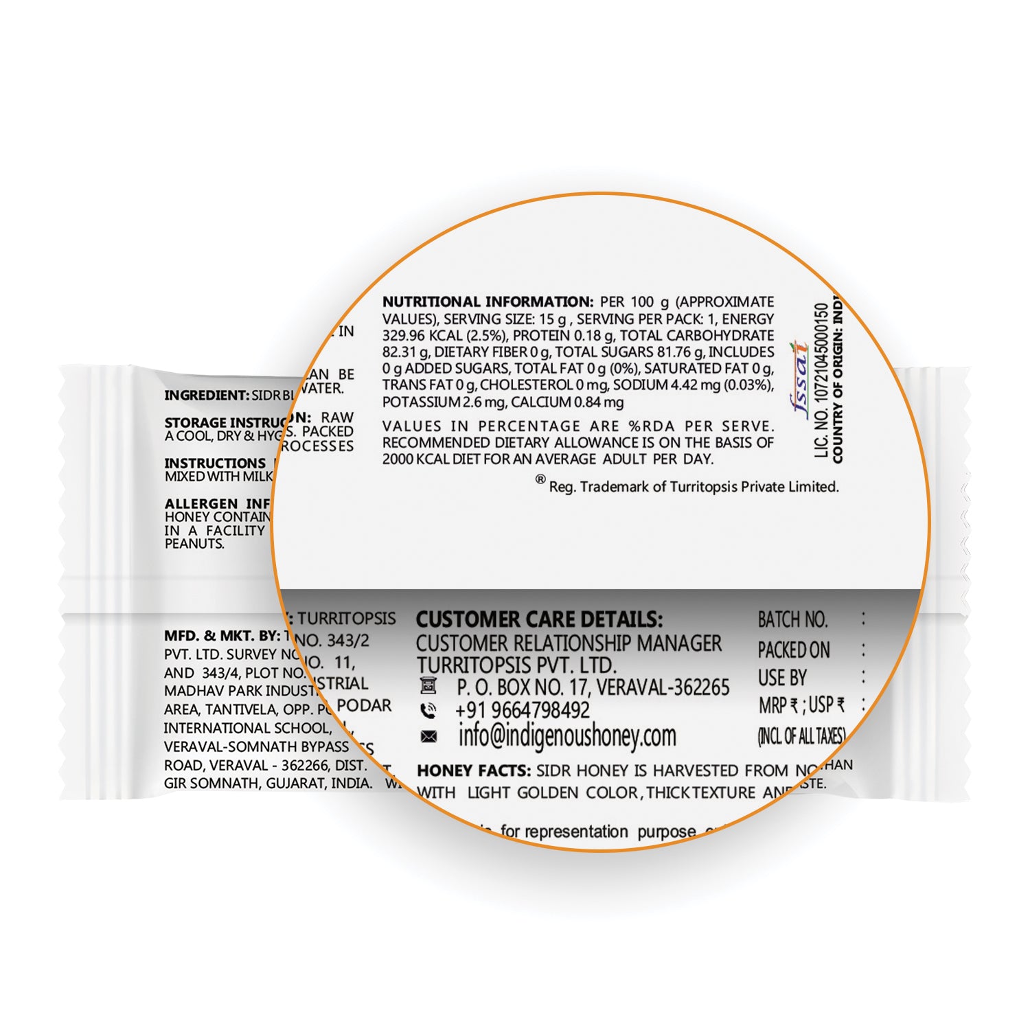 nutritional value of sidr blossom honey