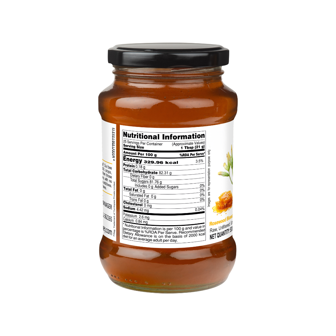 Pure Natural Rosewood Blossom Honey