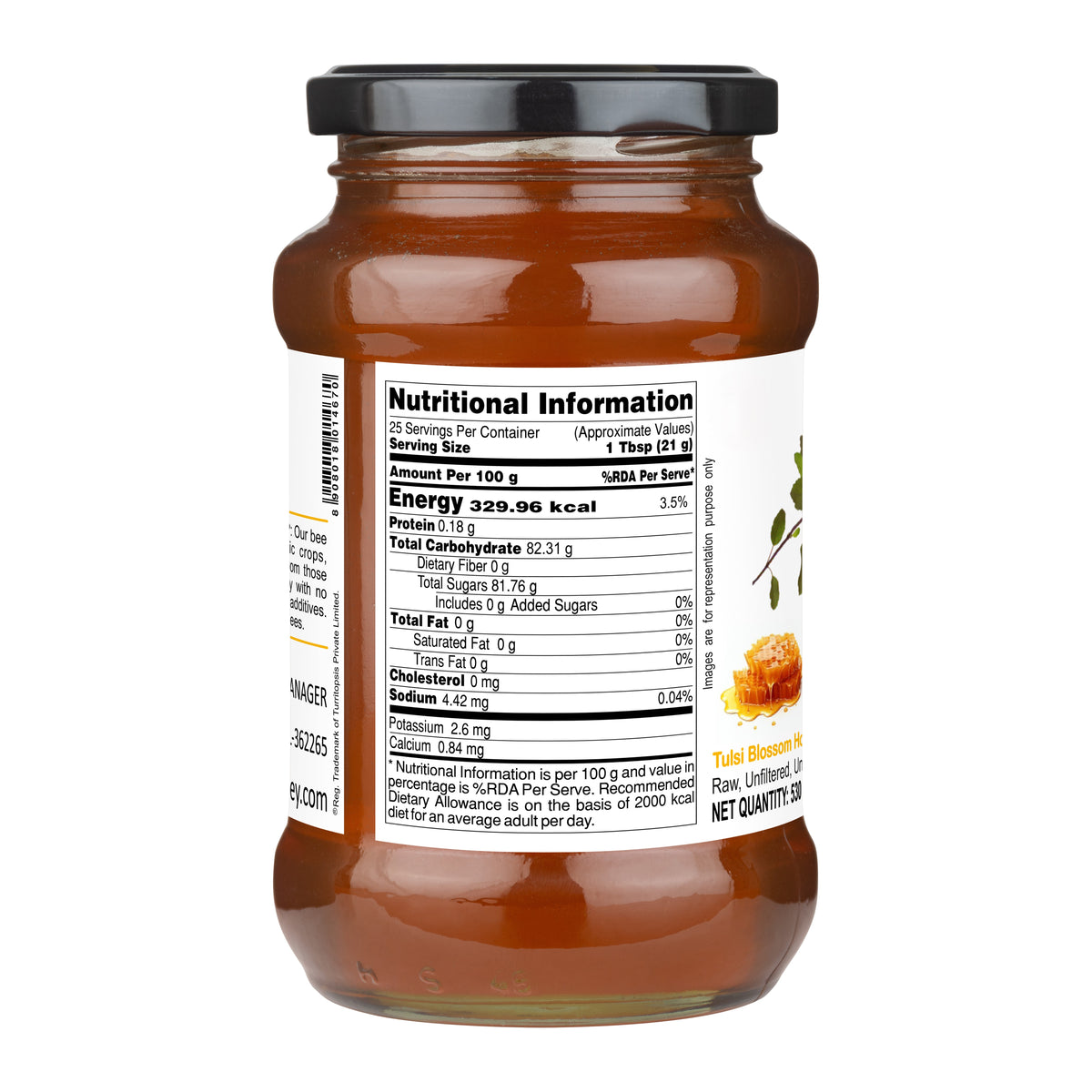 Pure Unprocessed Tulsi Honey