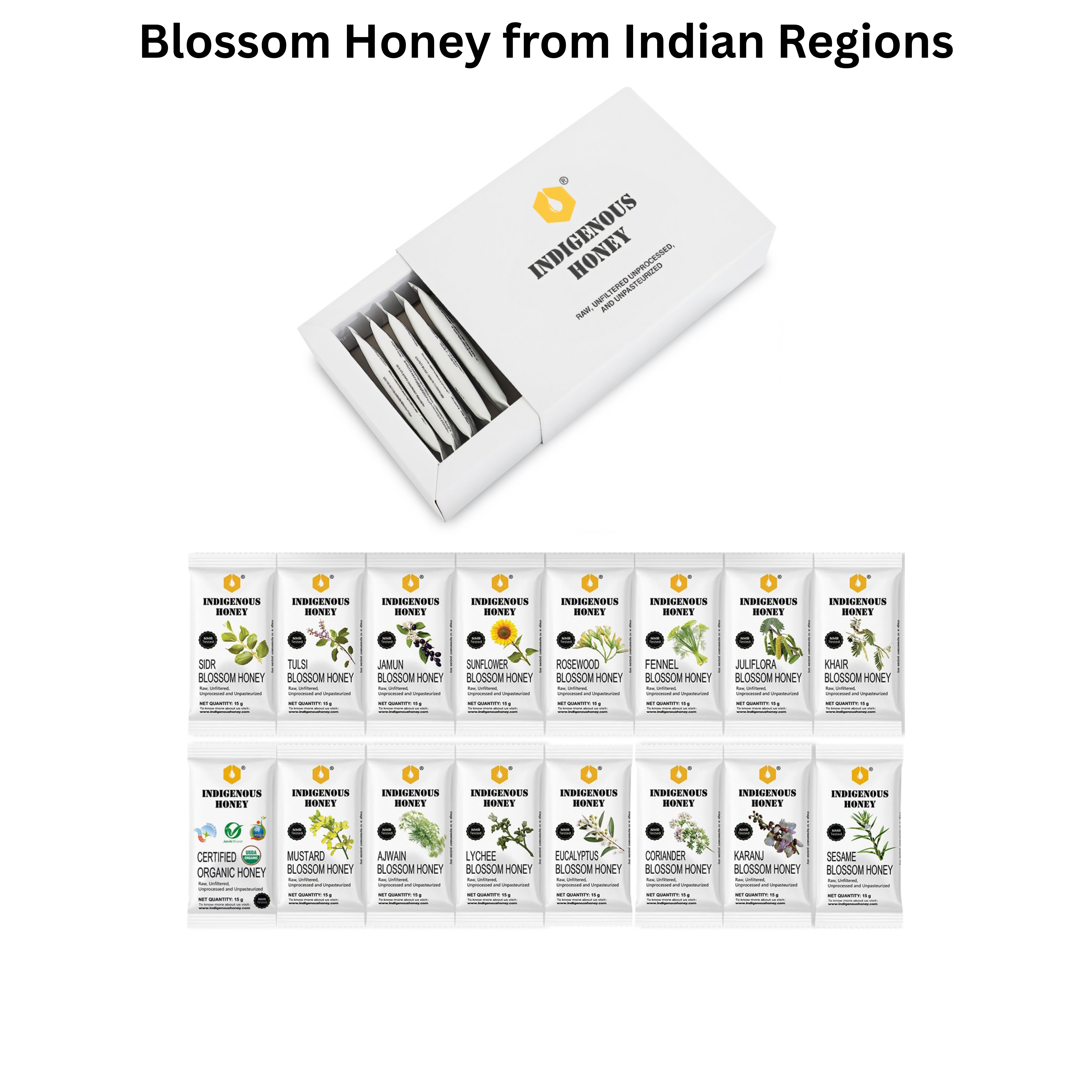 Pure raw multifloral Honey
