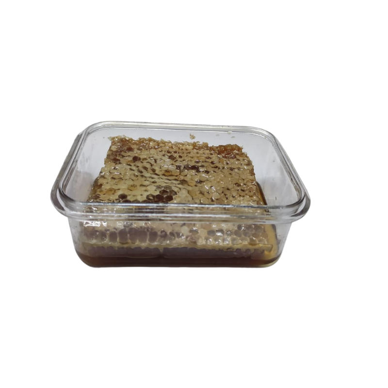 raw comb honey