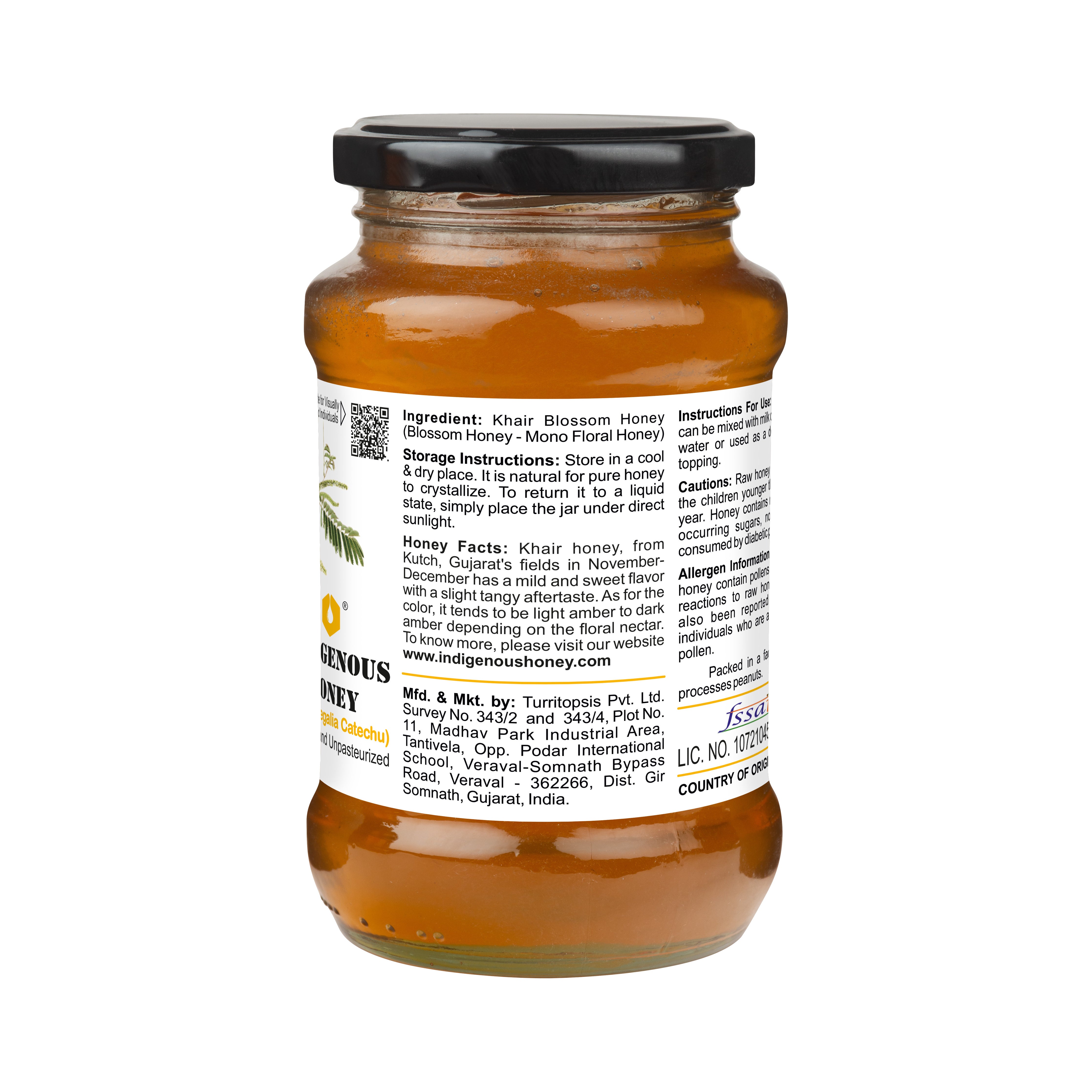 Raw Khair Blossom Honey