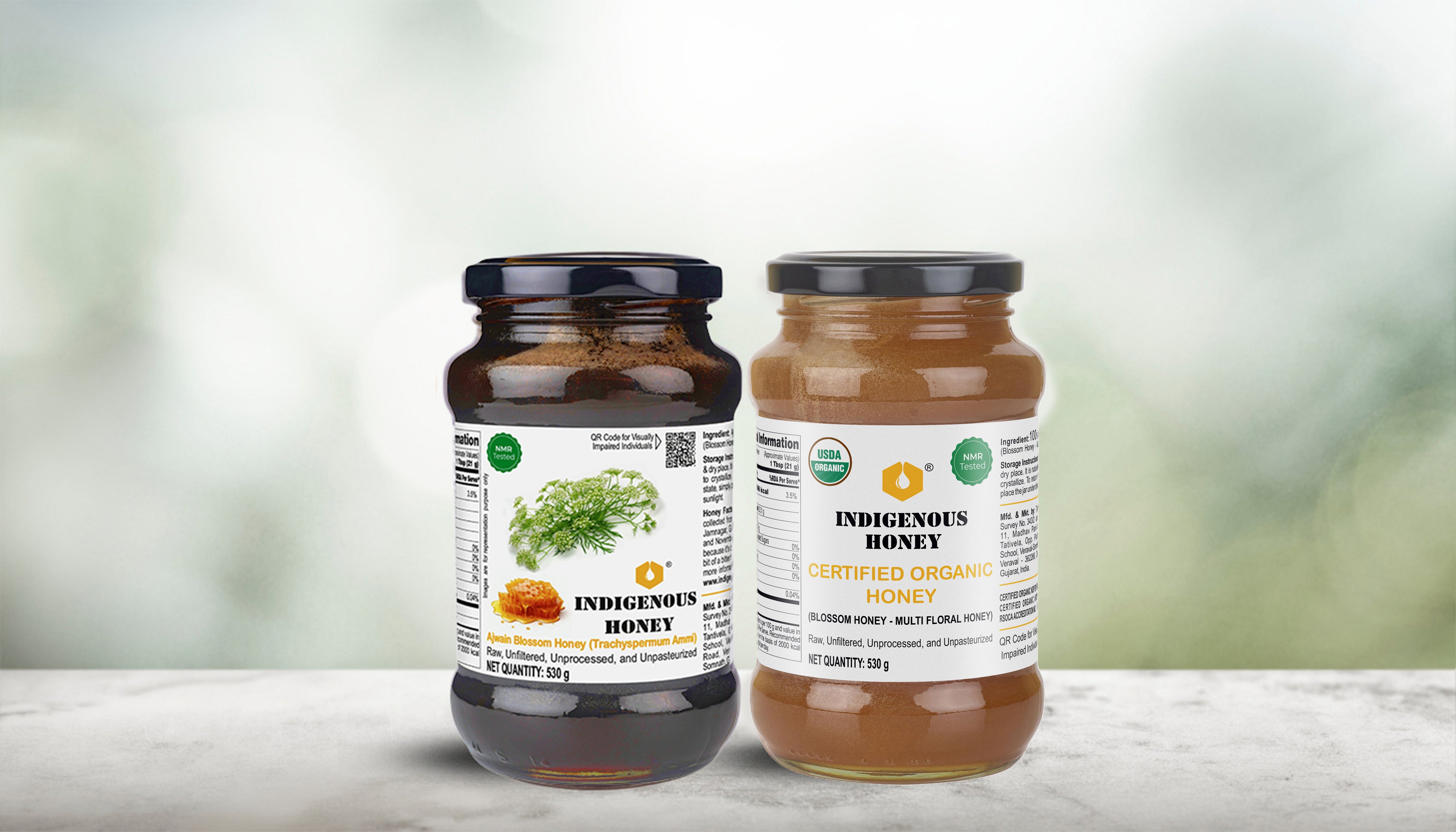 Raw Ajwain and Pure Wild Honey