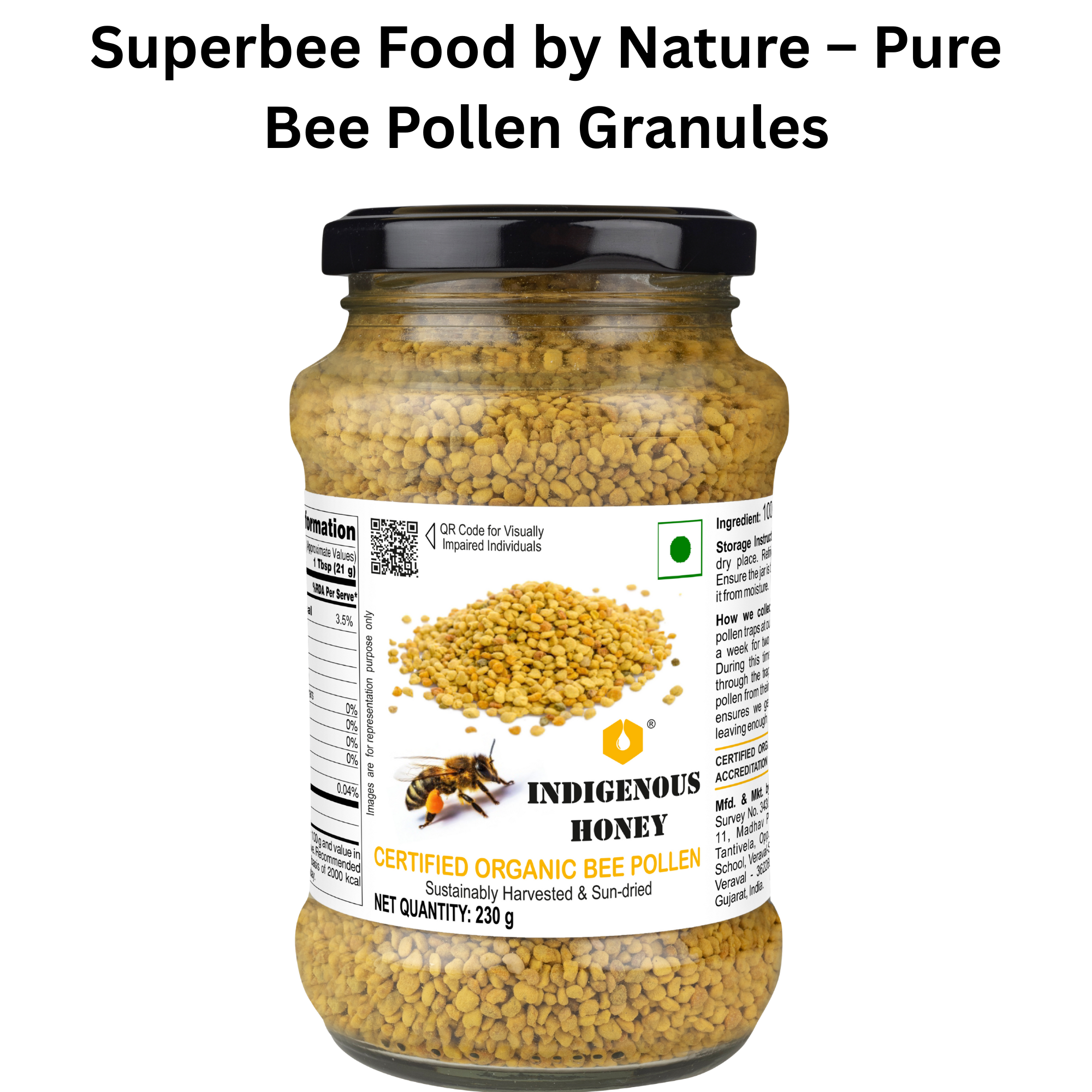 raw bee pollen for immunity