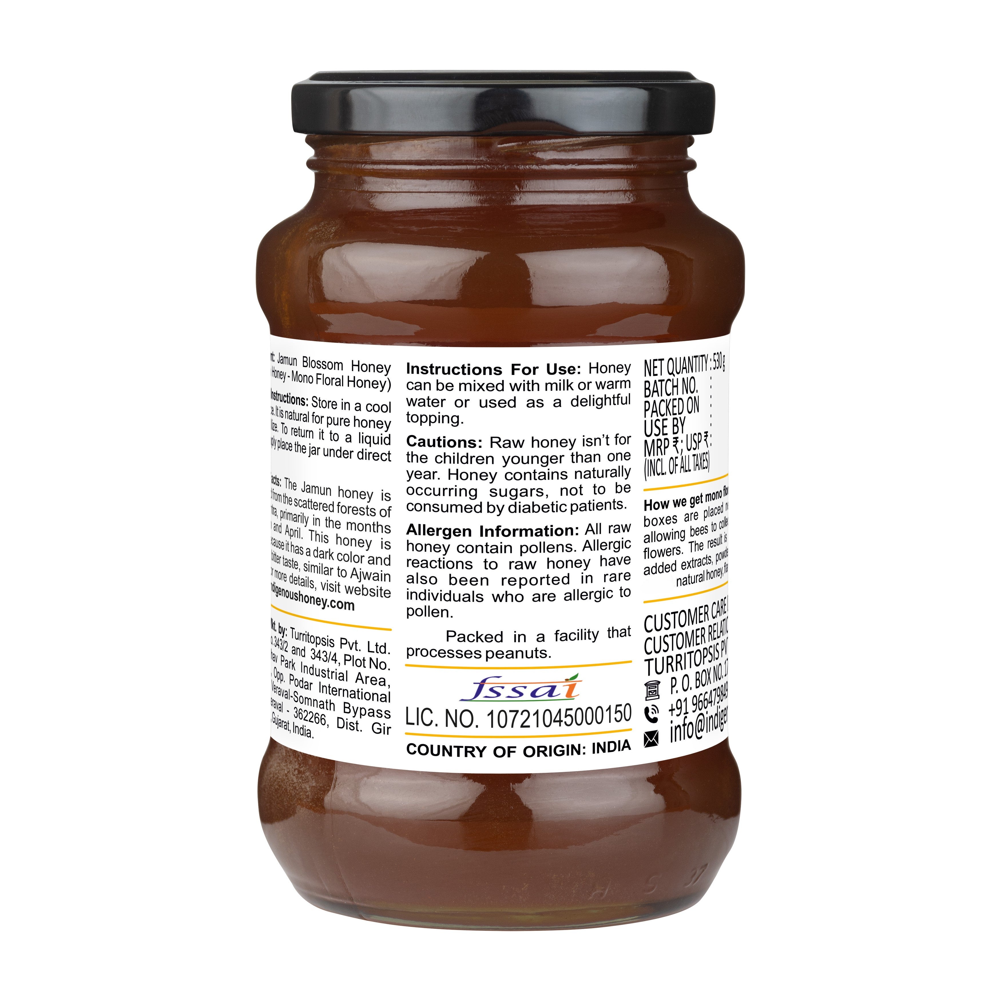 Raw Natural Jamun Blossom Honey