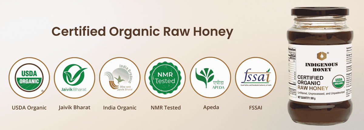 Raw Organic Honey USDA Certified