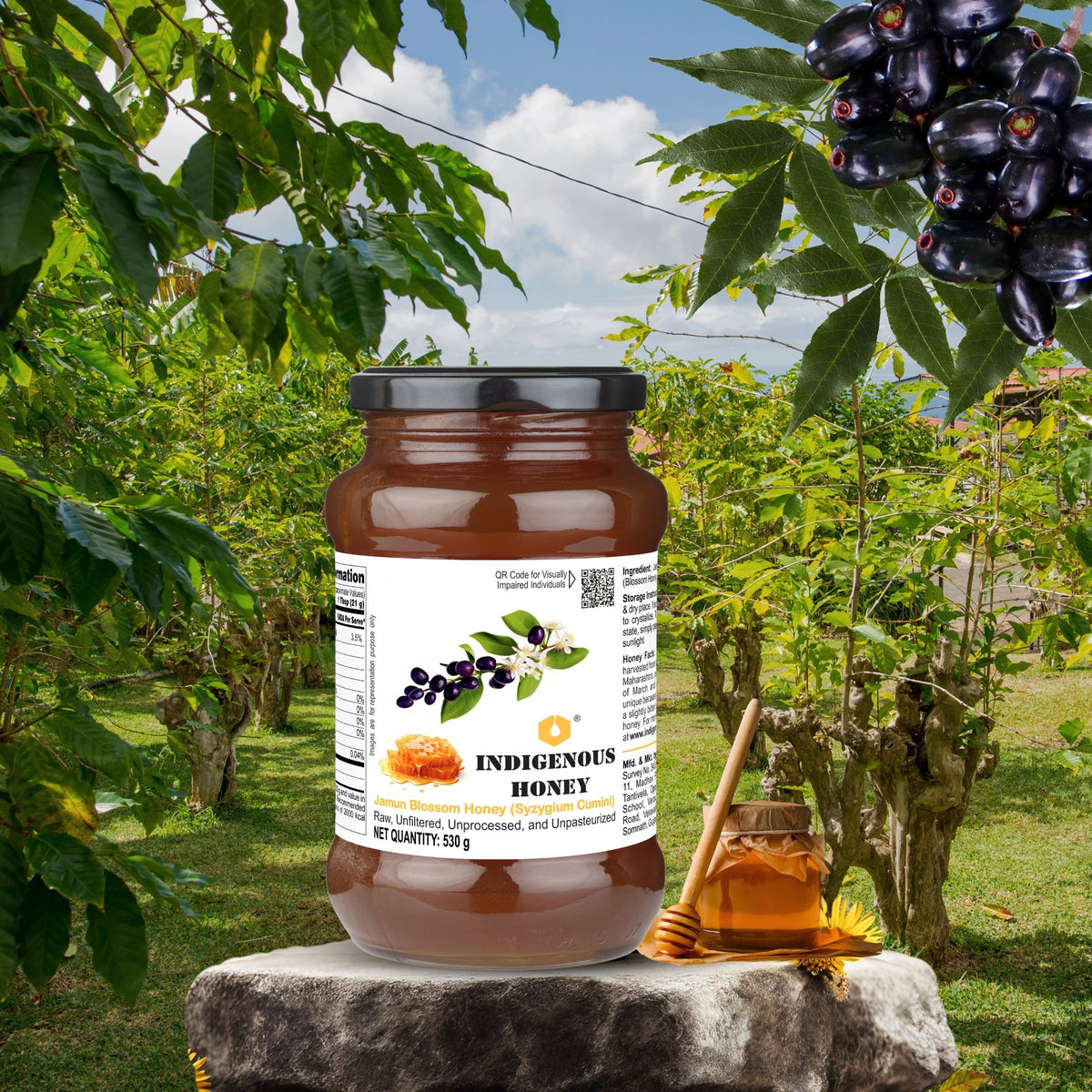 Raw Unprocessed Jamun Honey