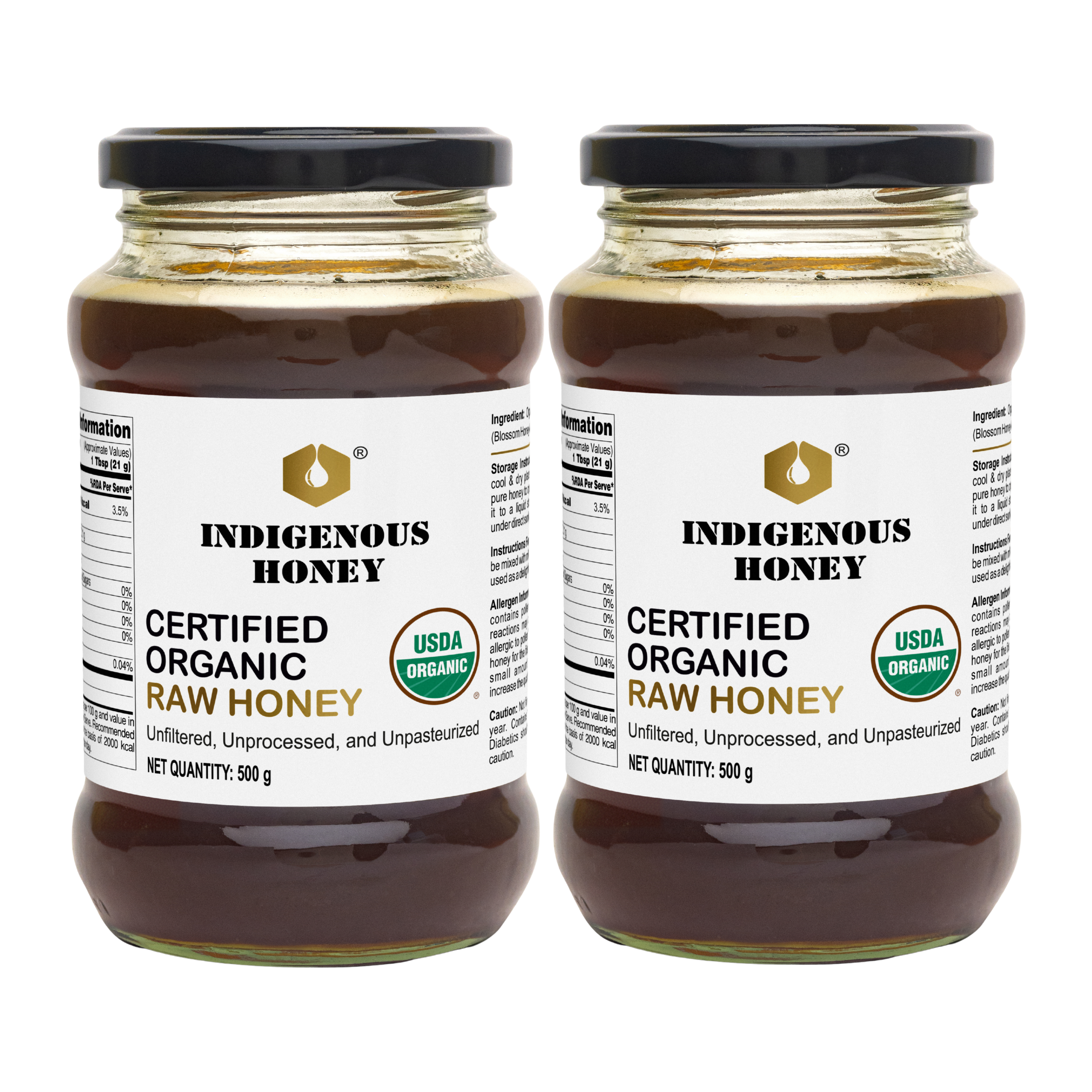 USDA Raw Certified Organic Honey