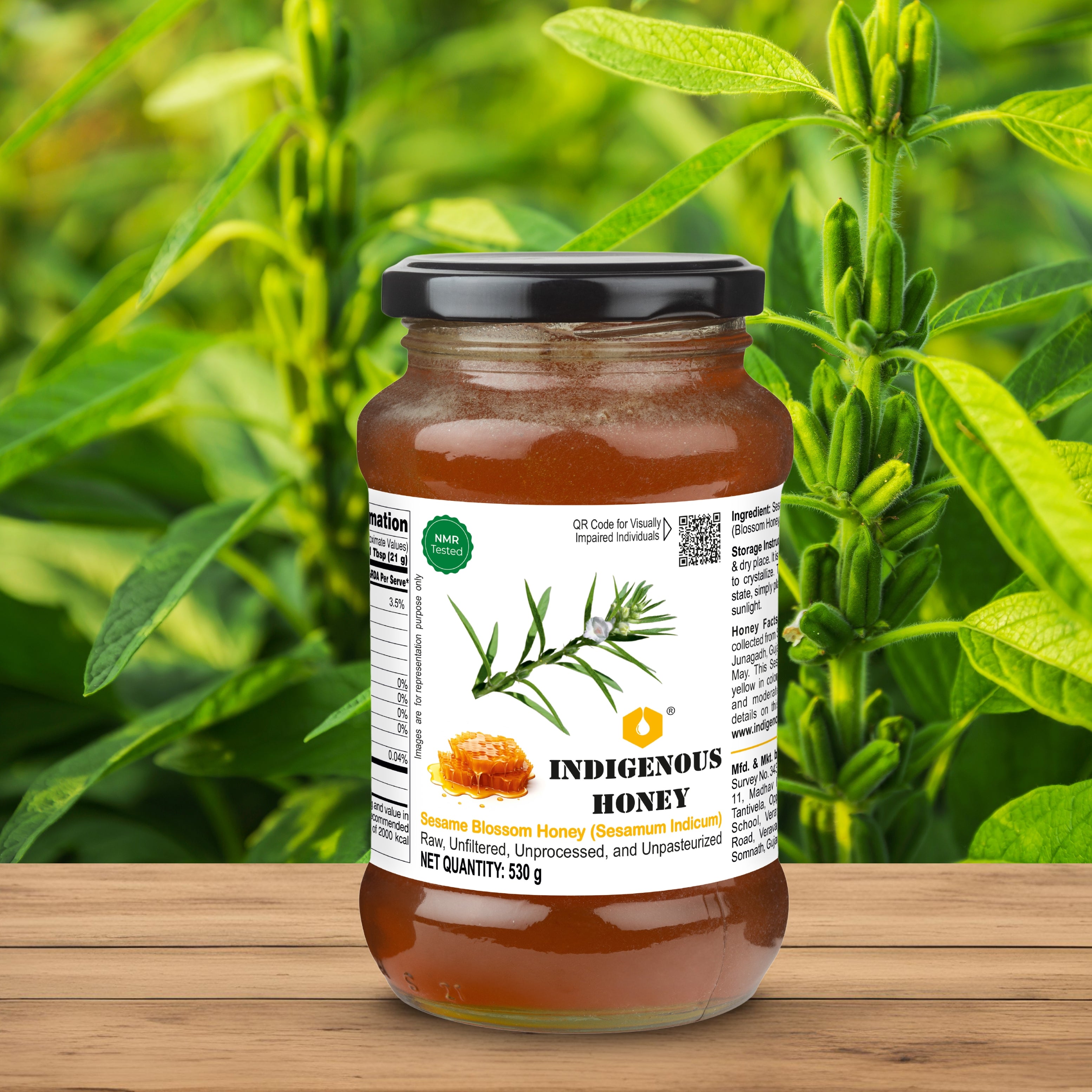 Unheated Sesame Honey