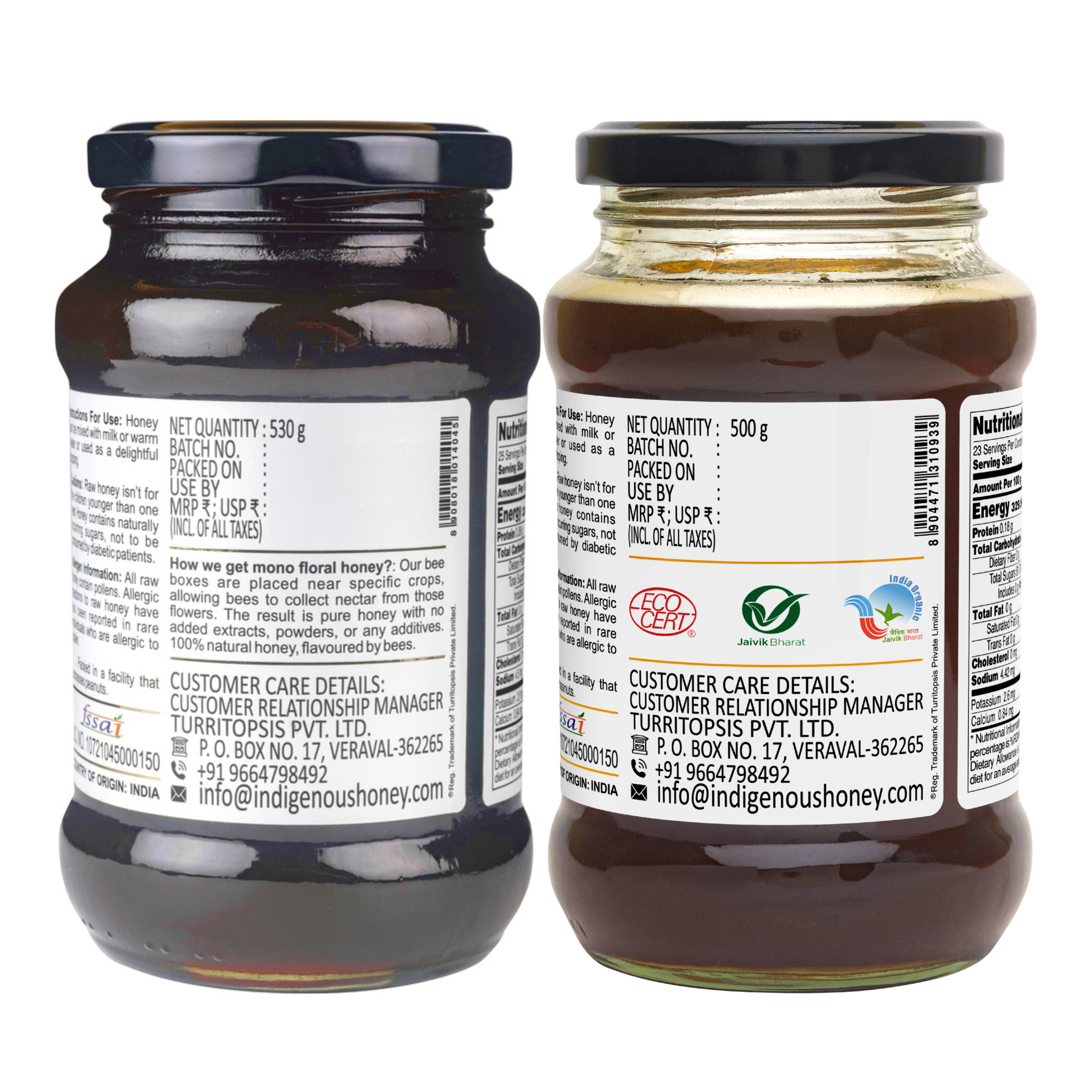 Unprocess Ajwain & Certified organic raw Honey