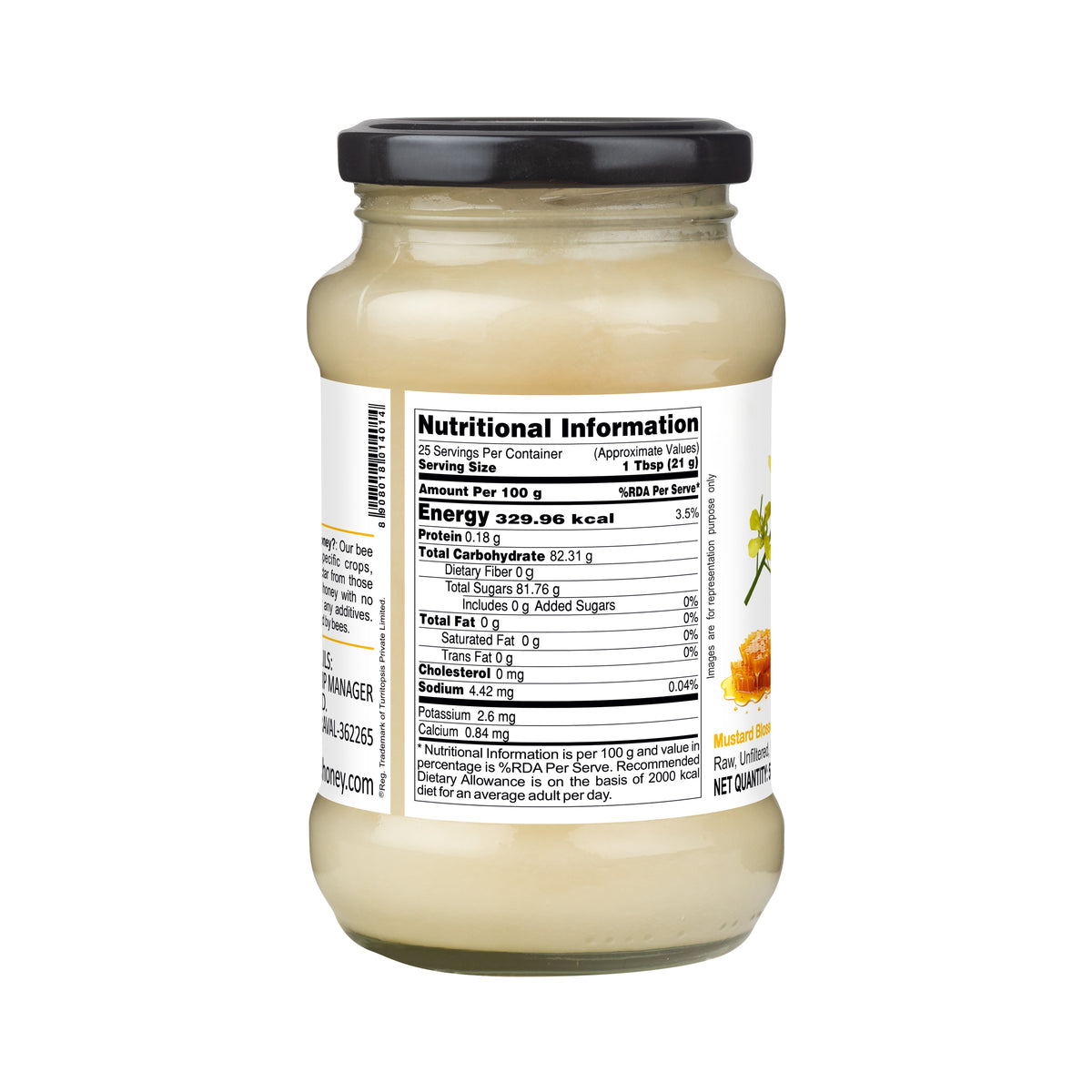 Unprocessed Pure Mustard Honey
