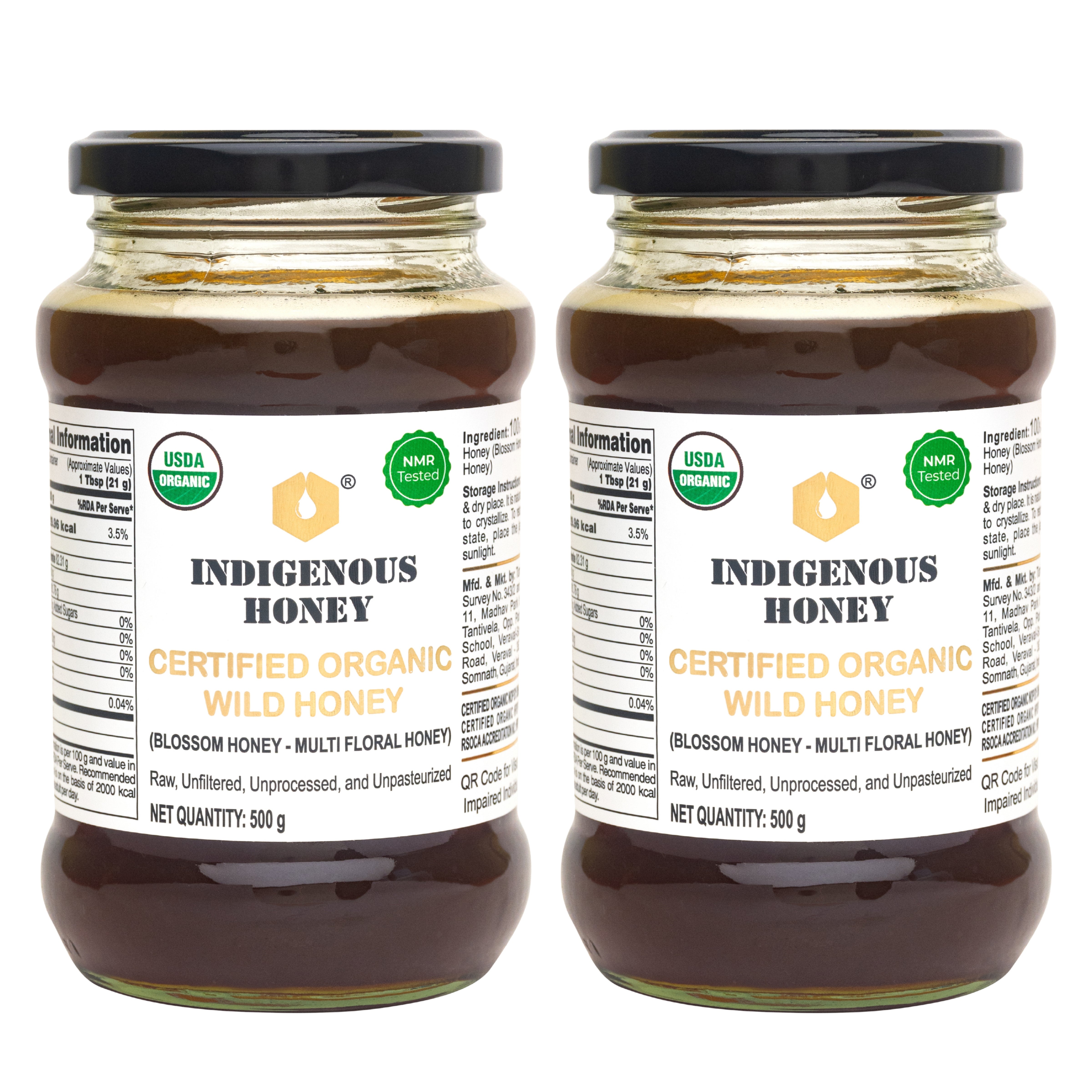 certified organic raw wild honey natural