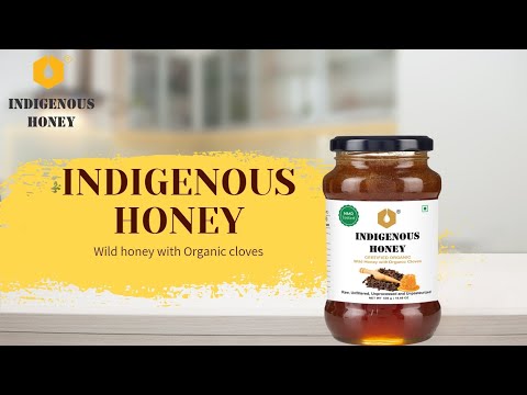Organic wild honey infused with organic clove