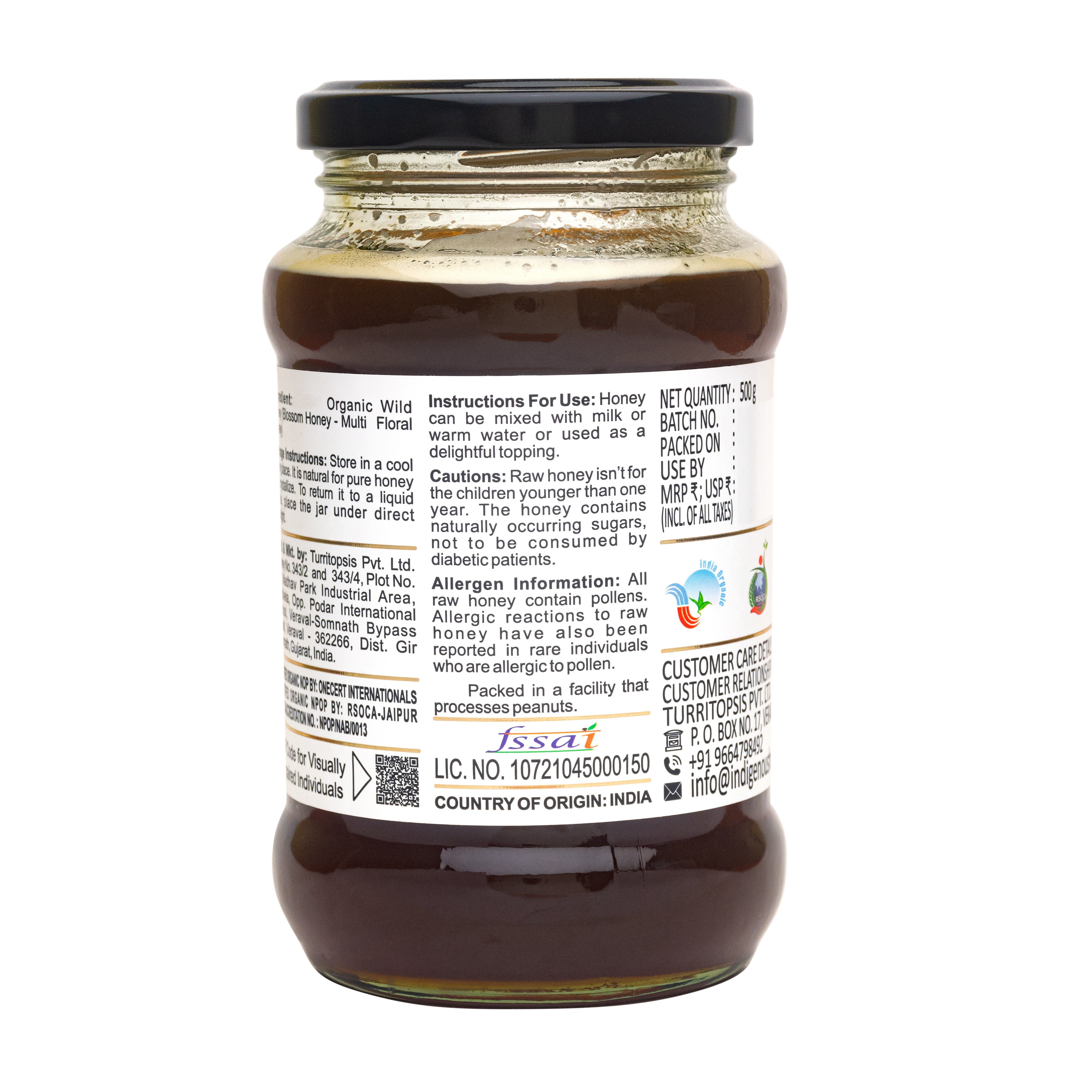 pure organic natural wild honey