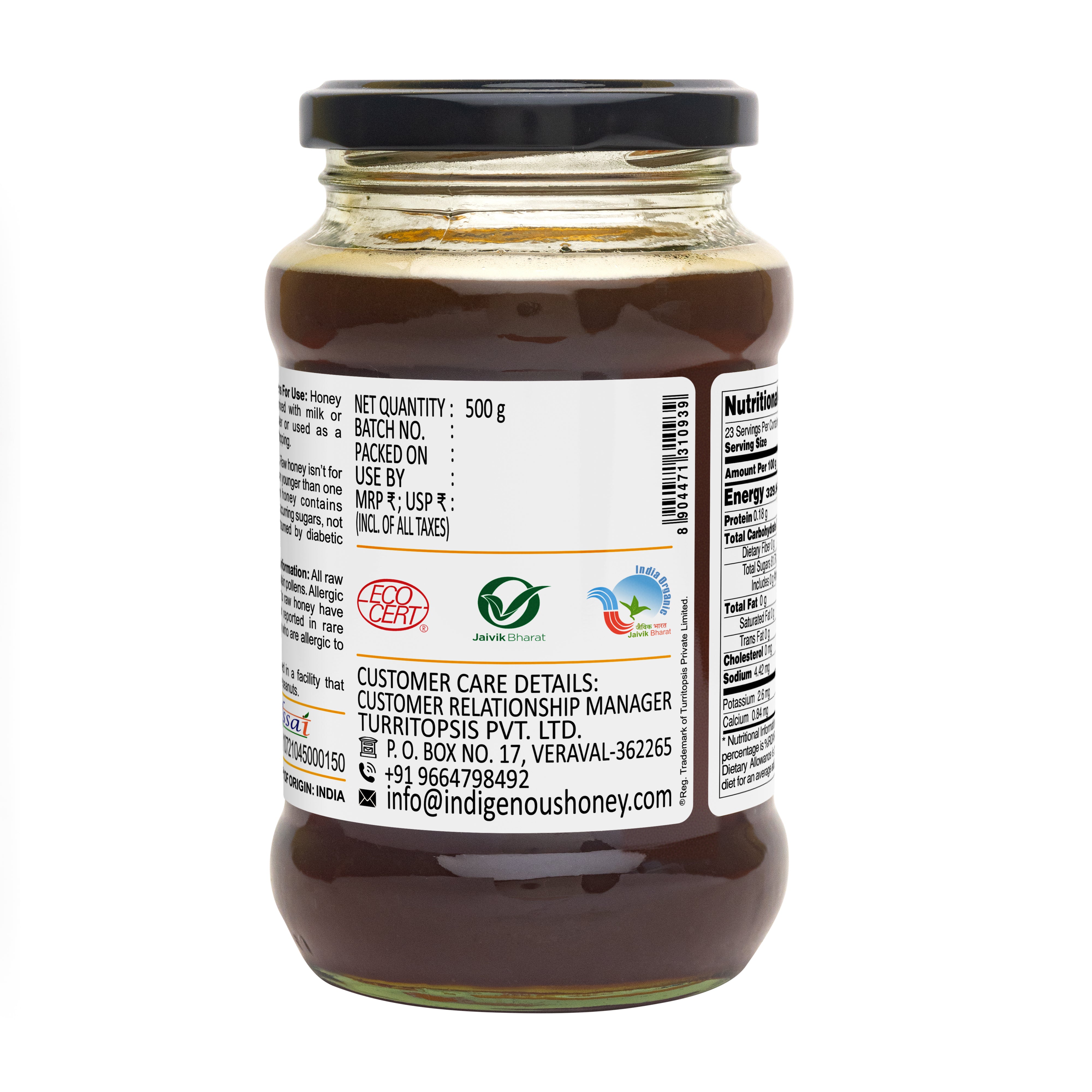 raw natural multiflower honey