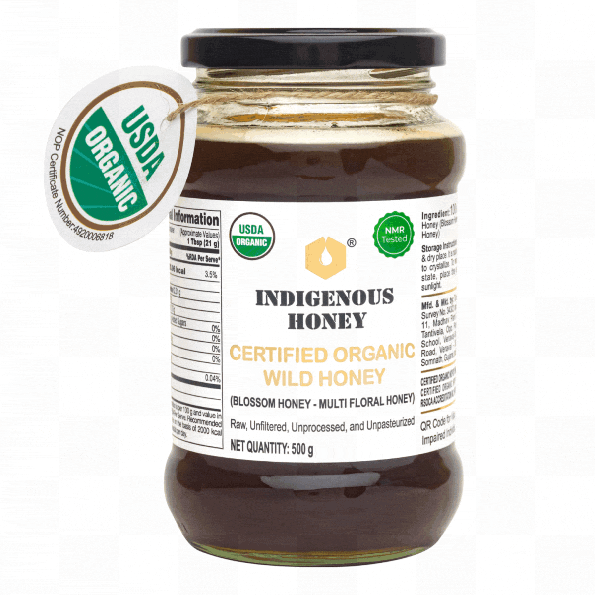 raw nmr tested wild honey
