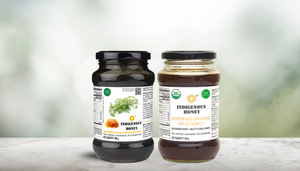 Raw Ajwain Honey and Organic Wild Honey