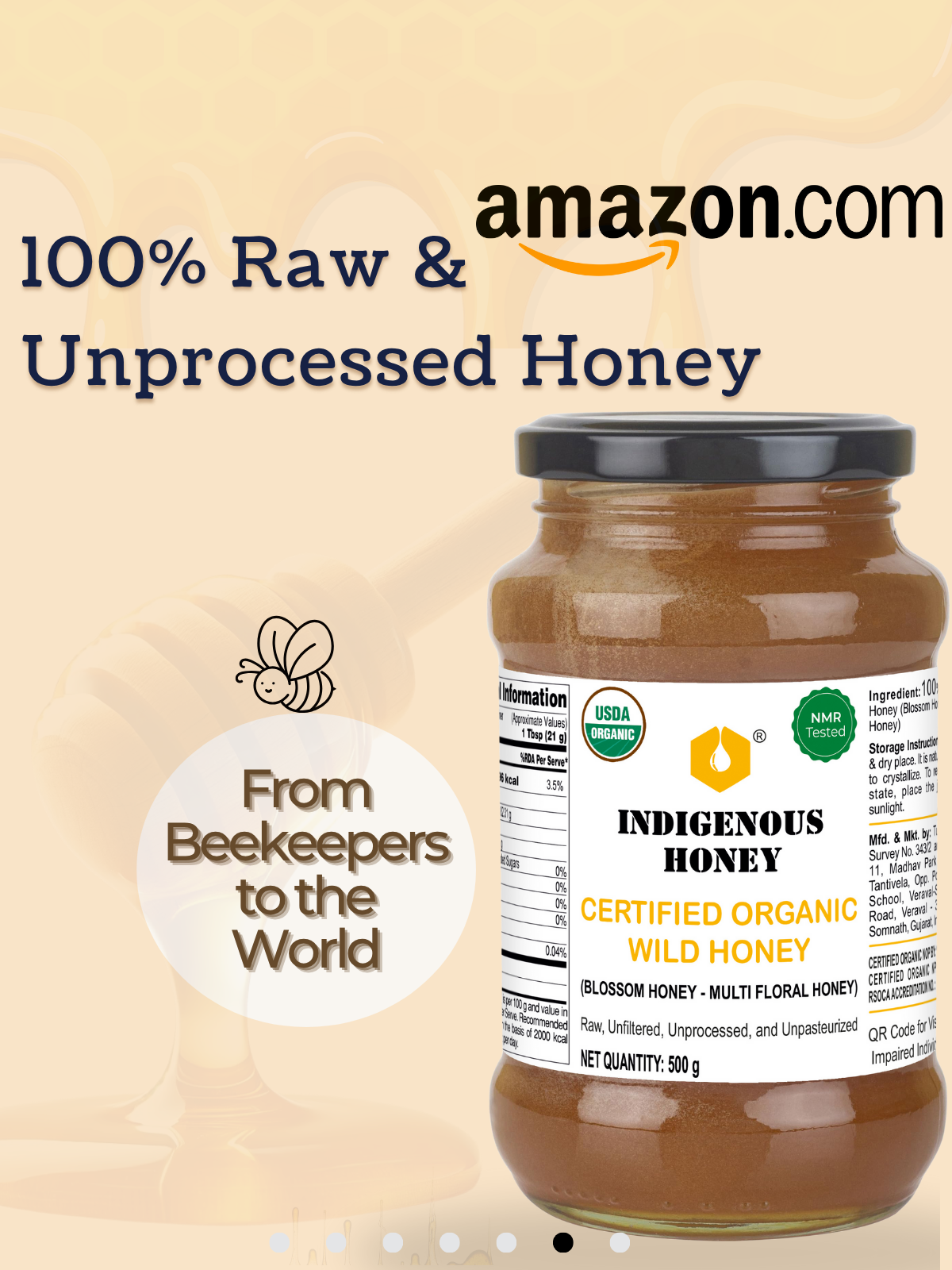 beekeeper harvested honey
