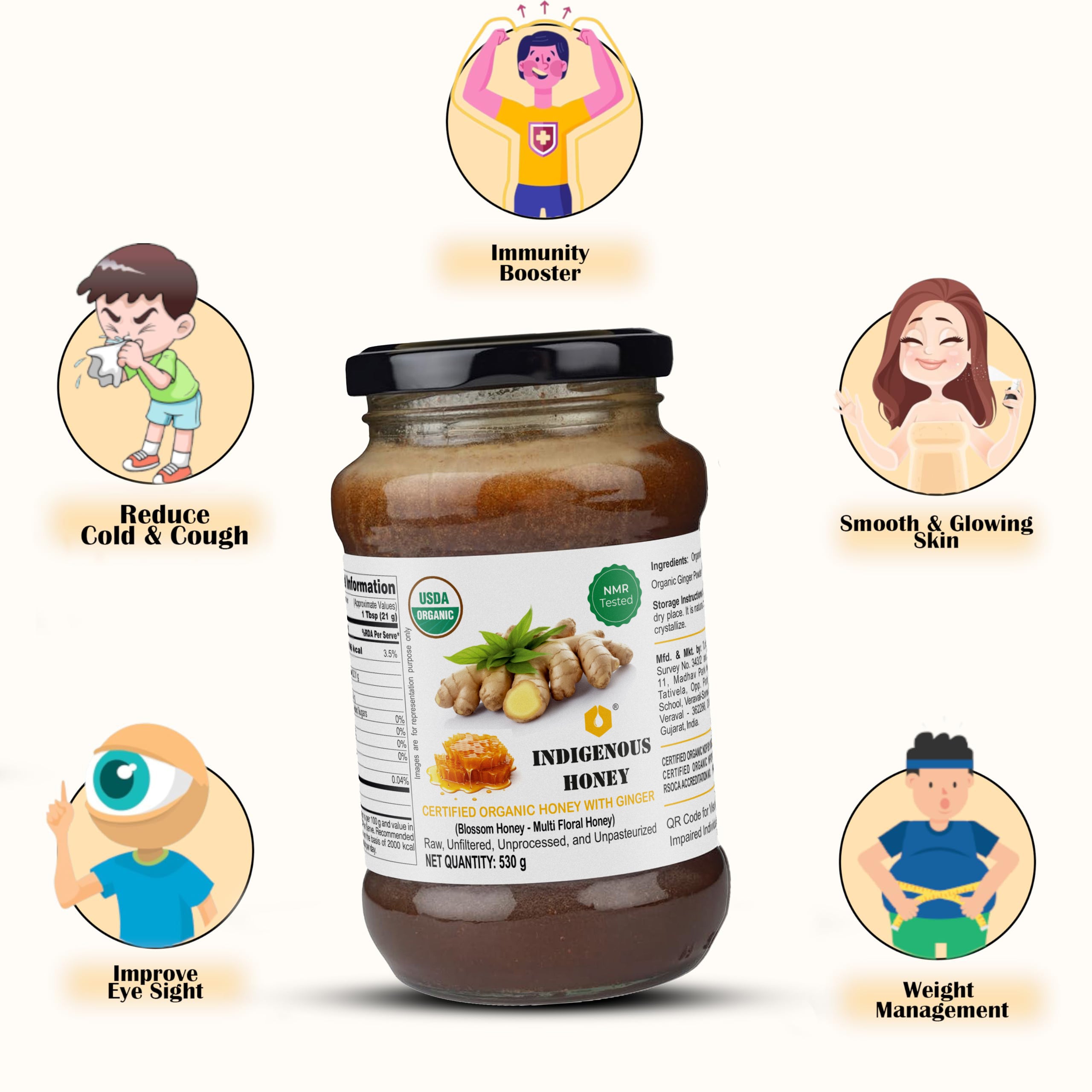 Benefits of Infused Organic Ginger Honey