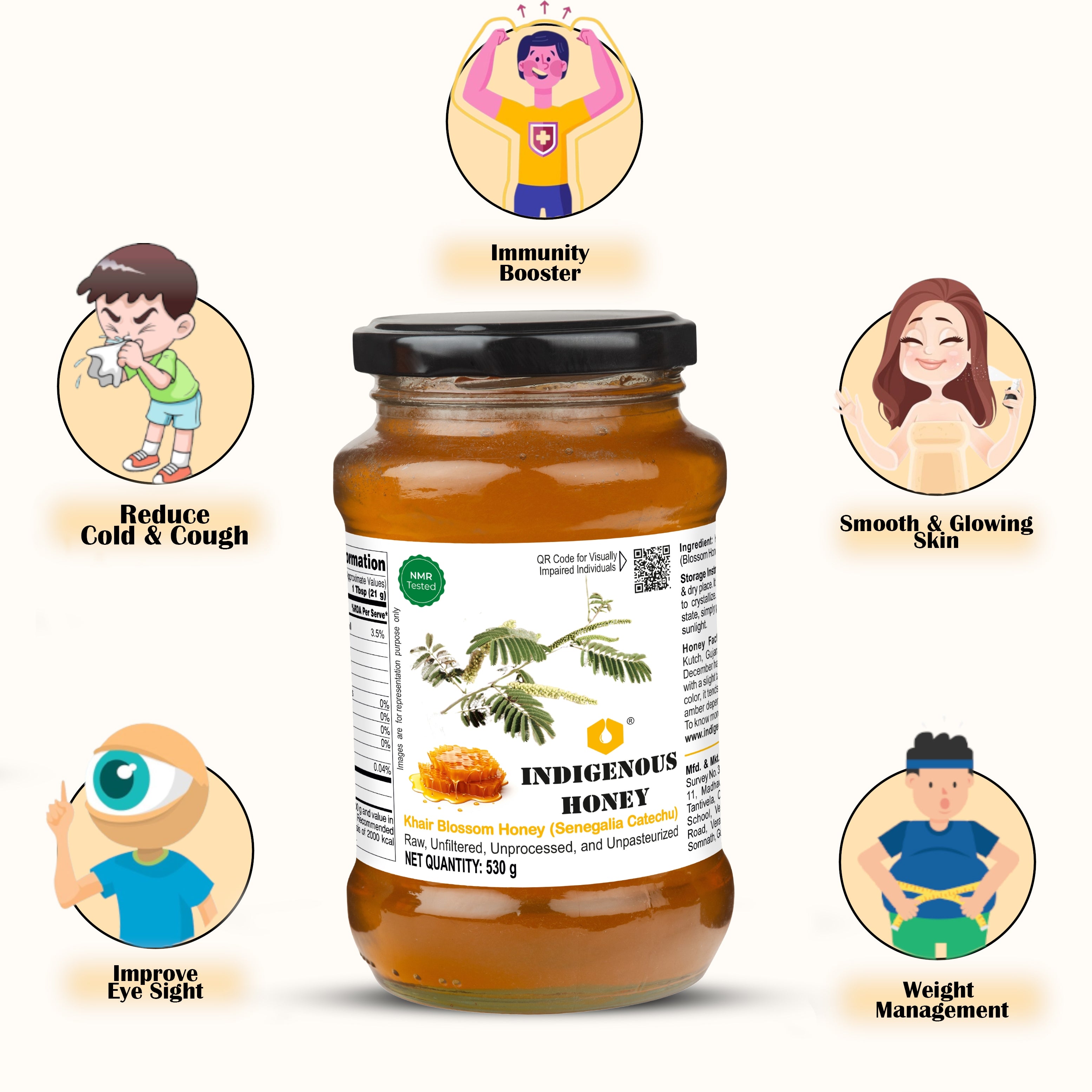 Benefits of Natural Khair Honey