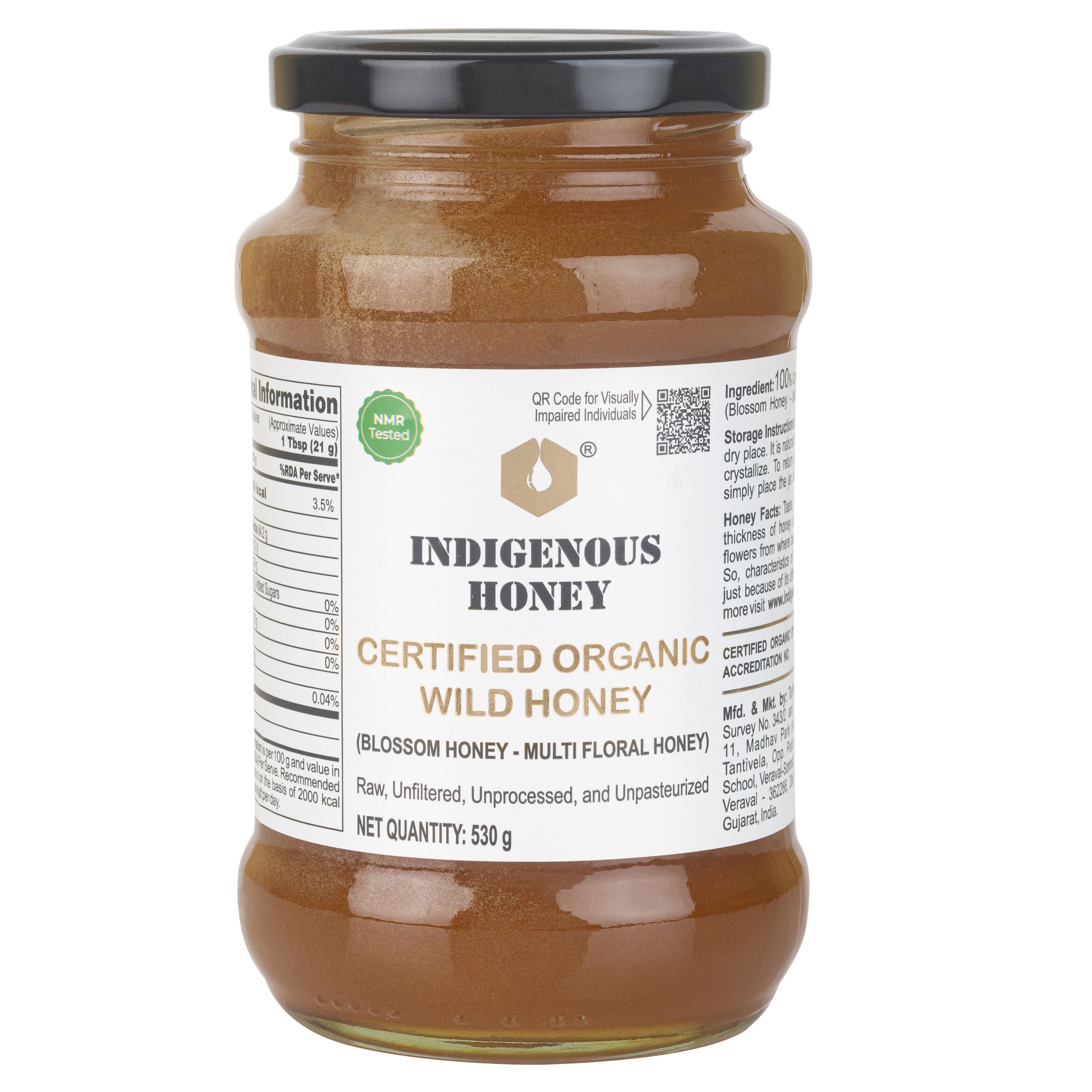 Certified Wild Organic Honey