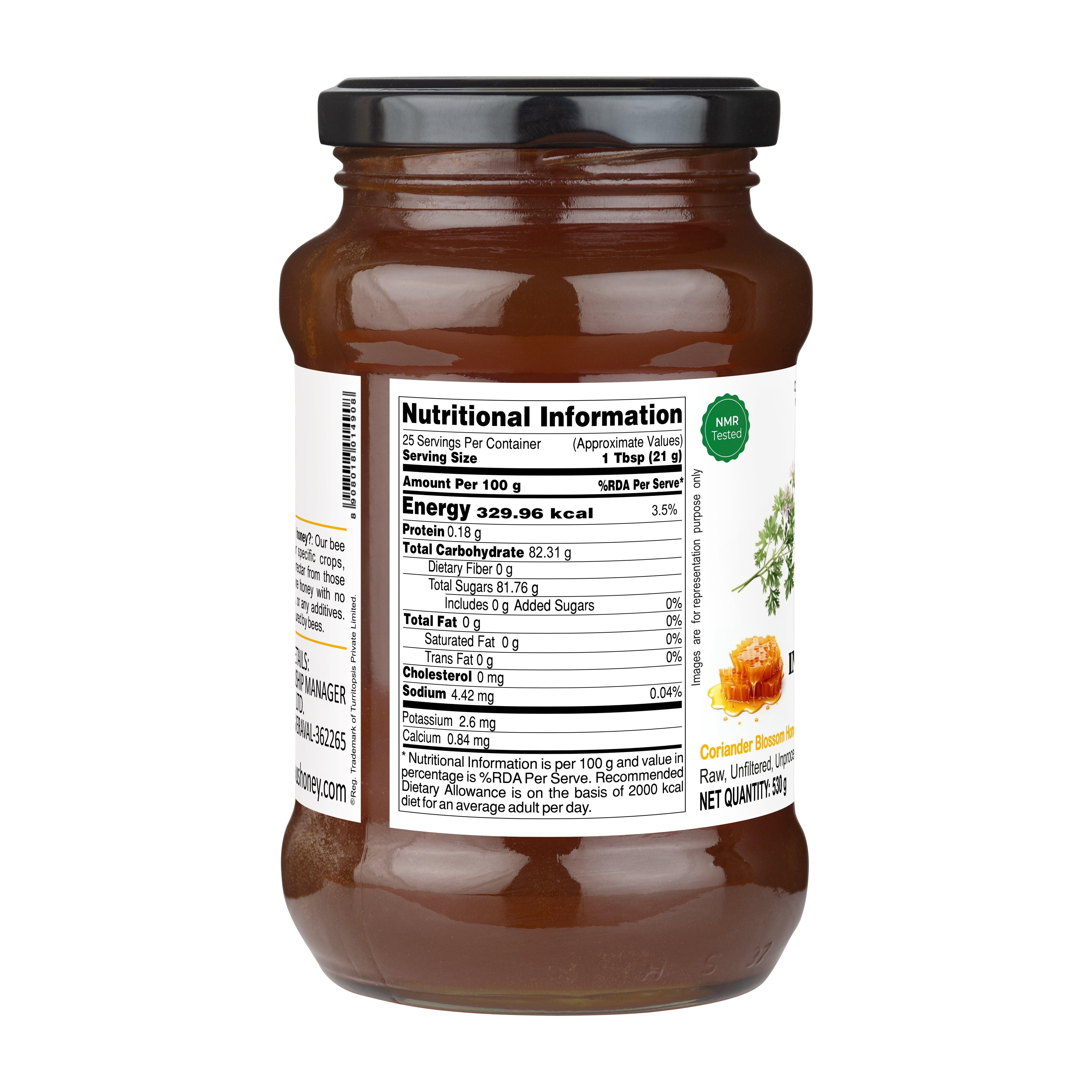 Honey Coriander Nutritional Value