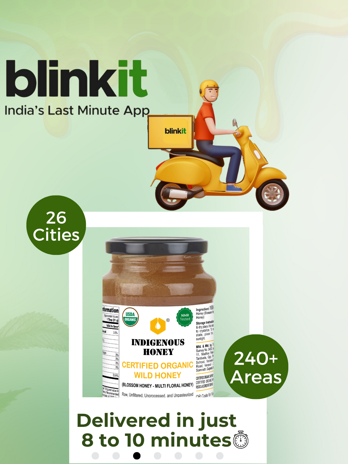 honey delivery in 10 minutes
