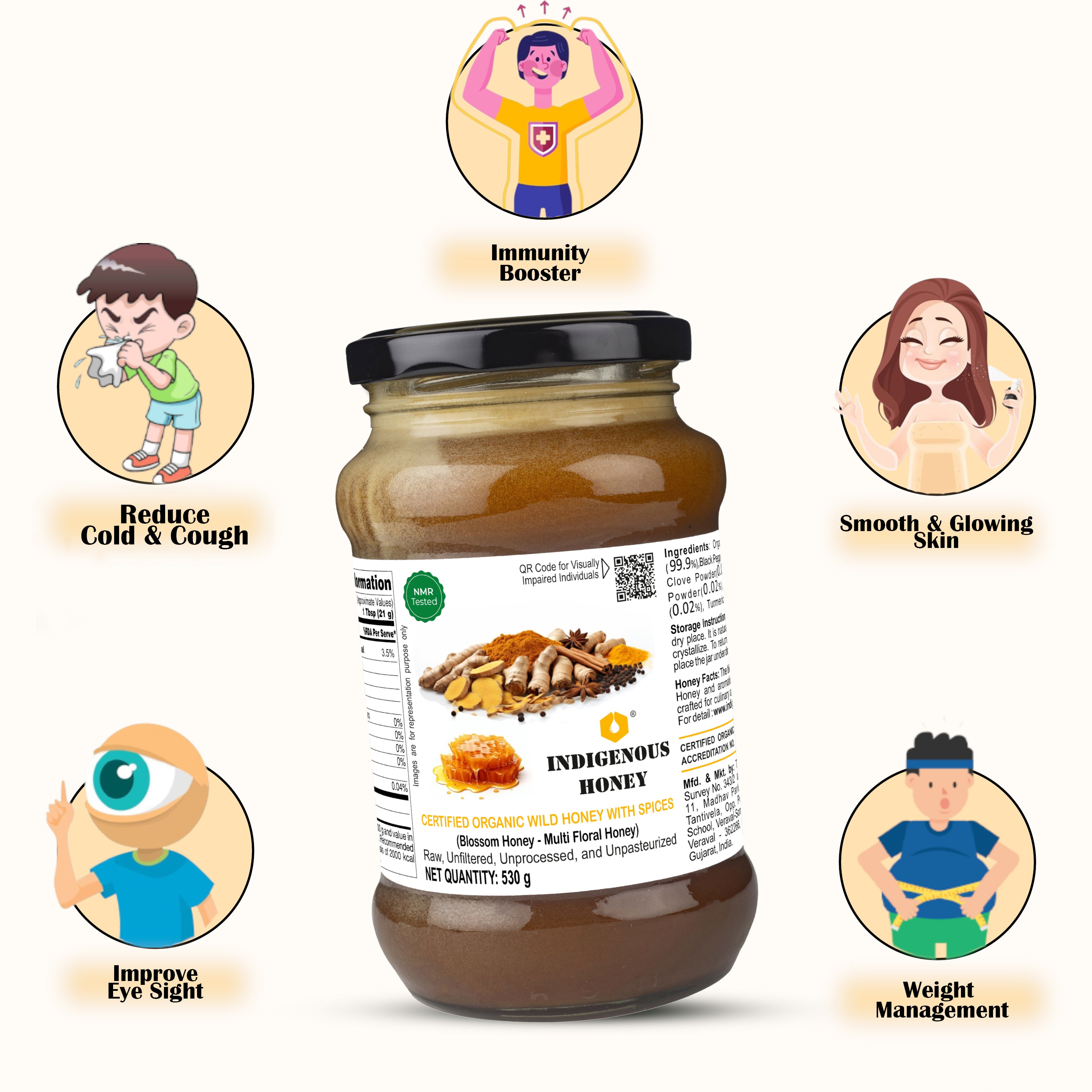 Indigenous Honey Immunity Spiced