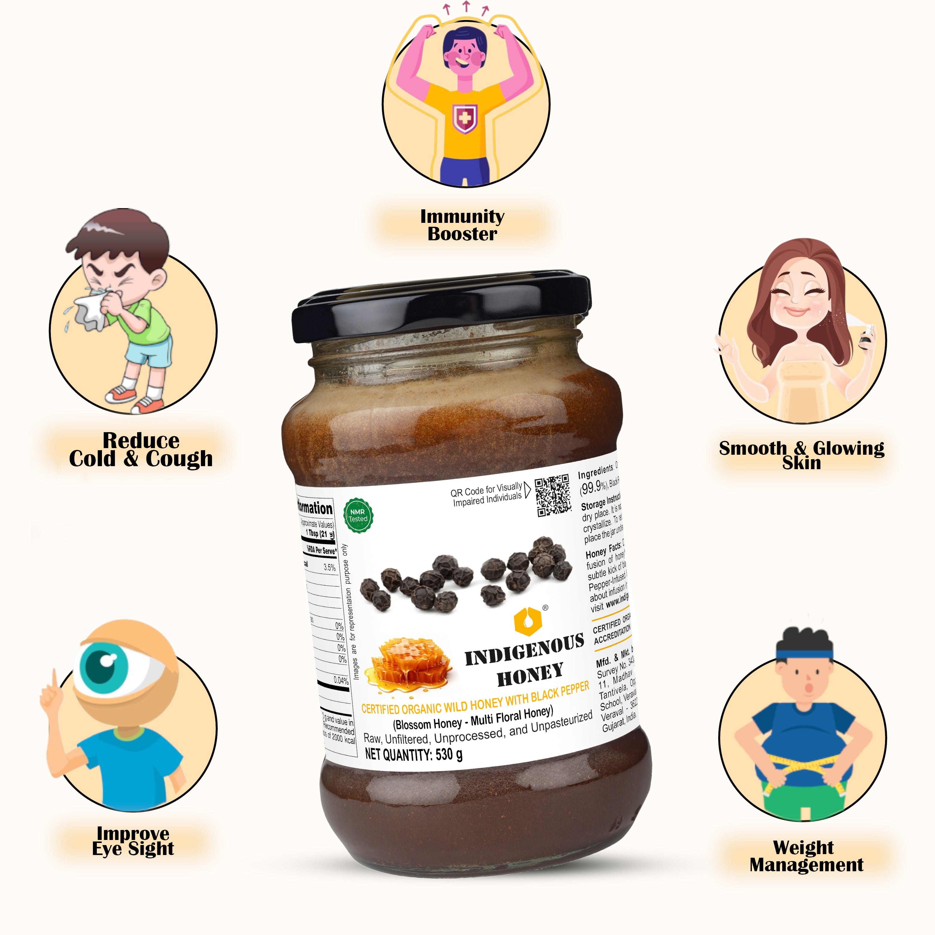 Indigenous Honey Spiced Immnunity Black Pepper