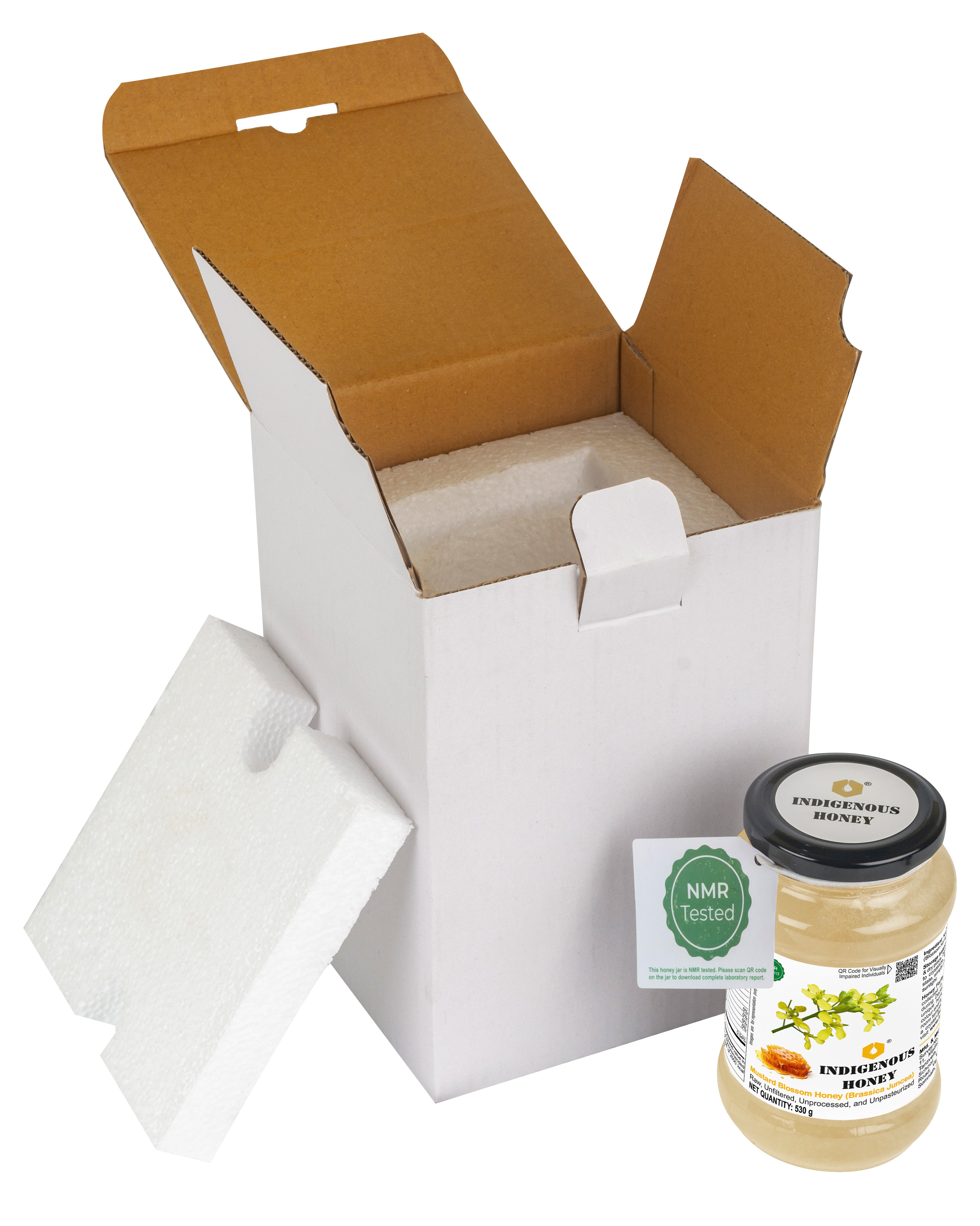 Indigenous Honey with Mustard Outer Box