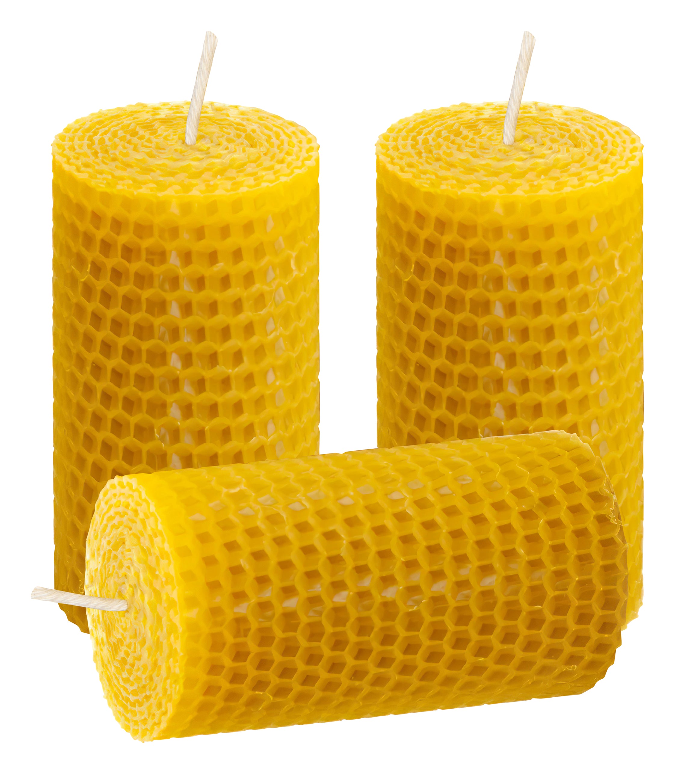 Indigenous pure beeswax candle