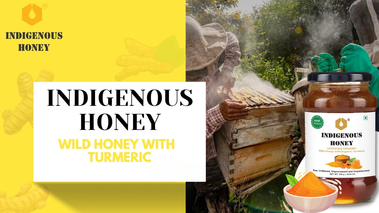 Infused Organic Turmeric Honey