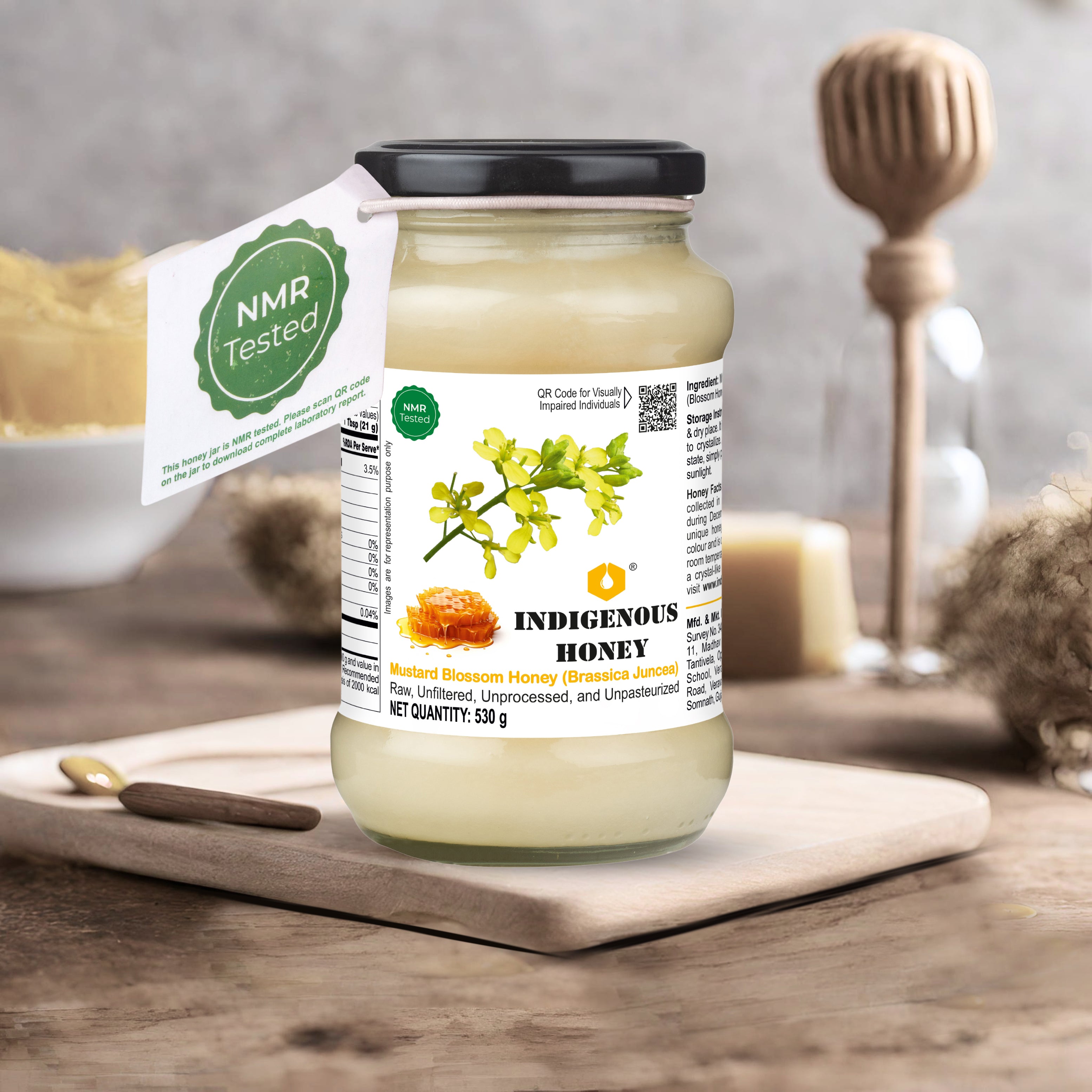 Crystallized Mustard Honey