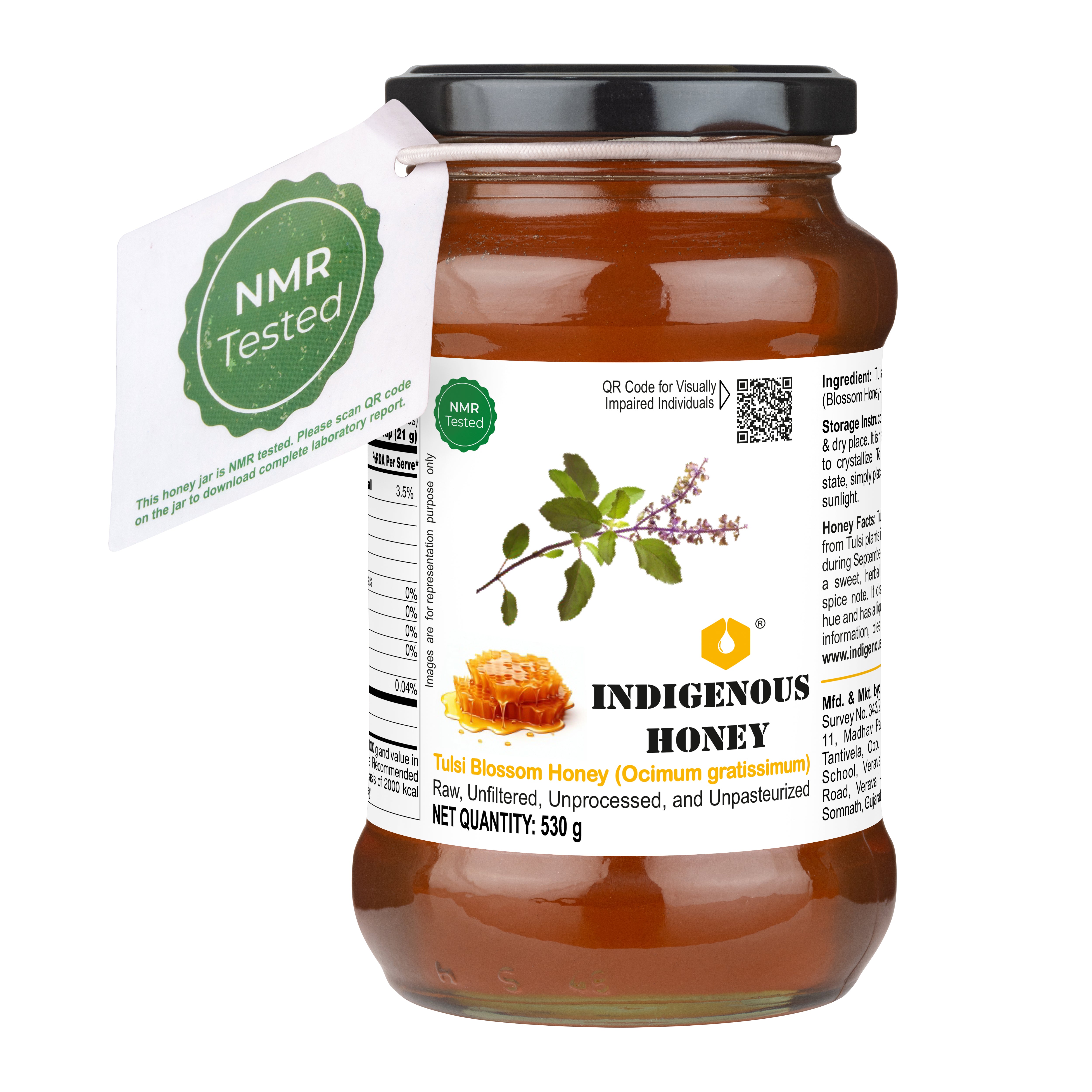 NMR Tested Tulsi Honey