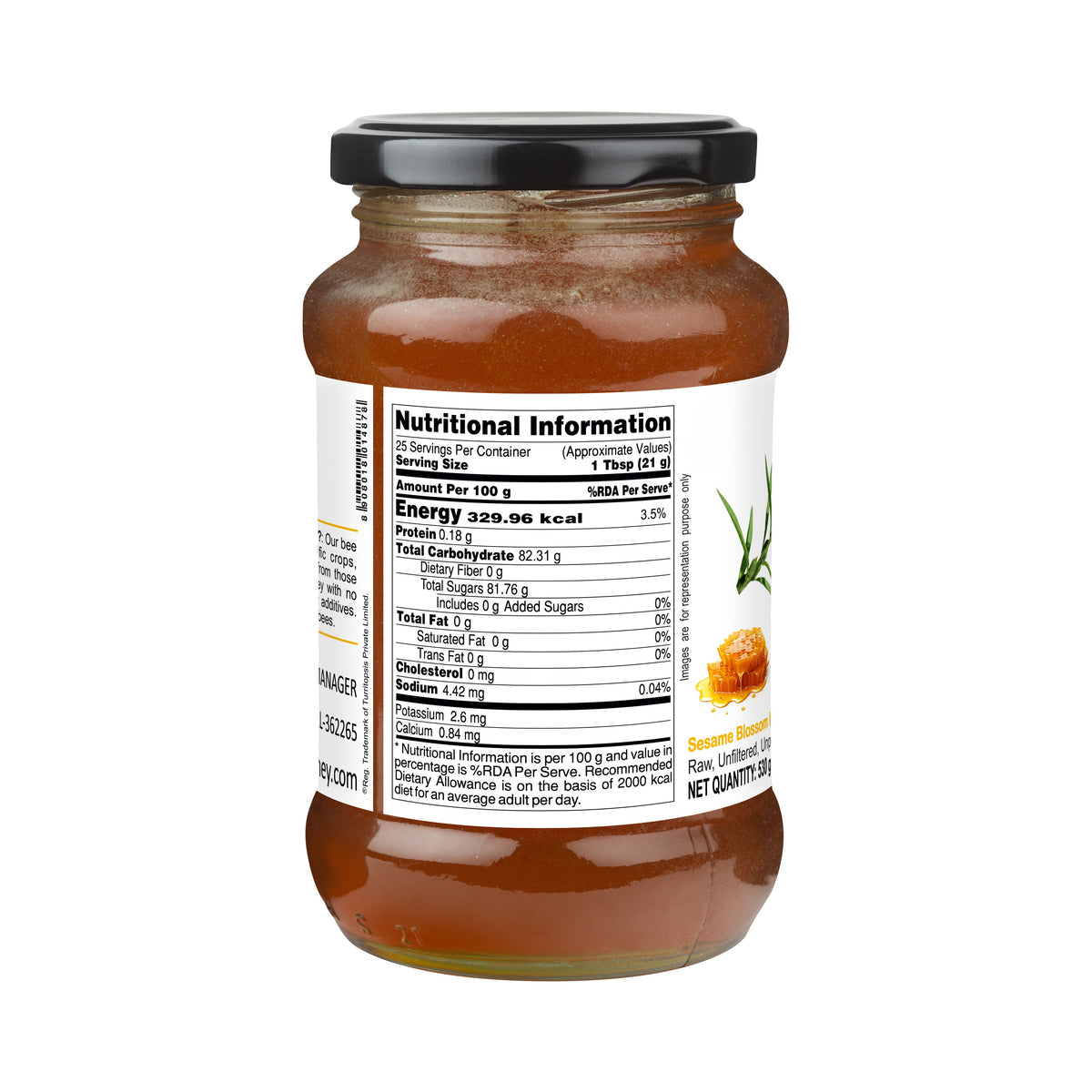 Natural Raw Sesame Honey