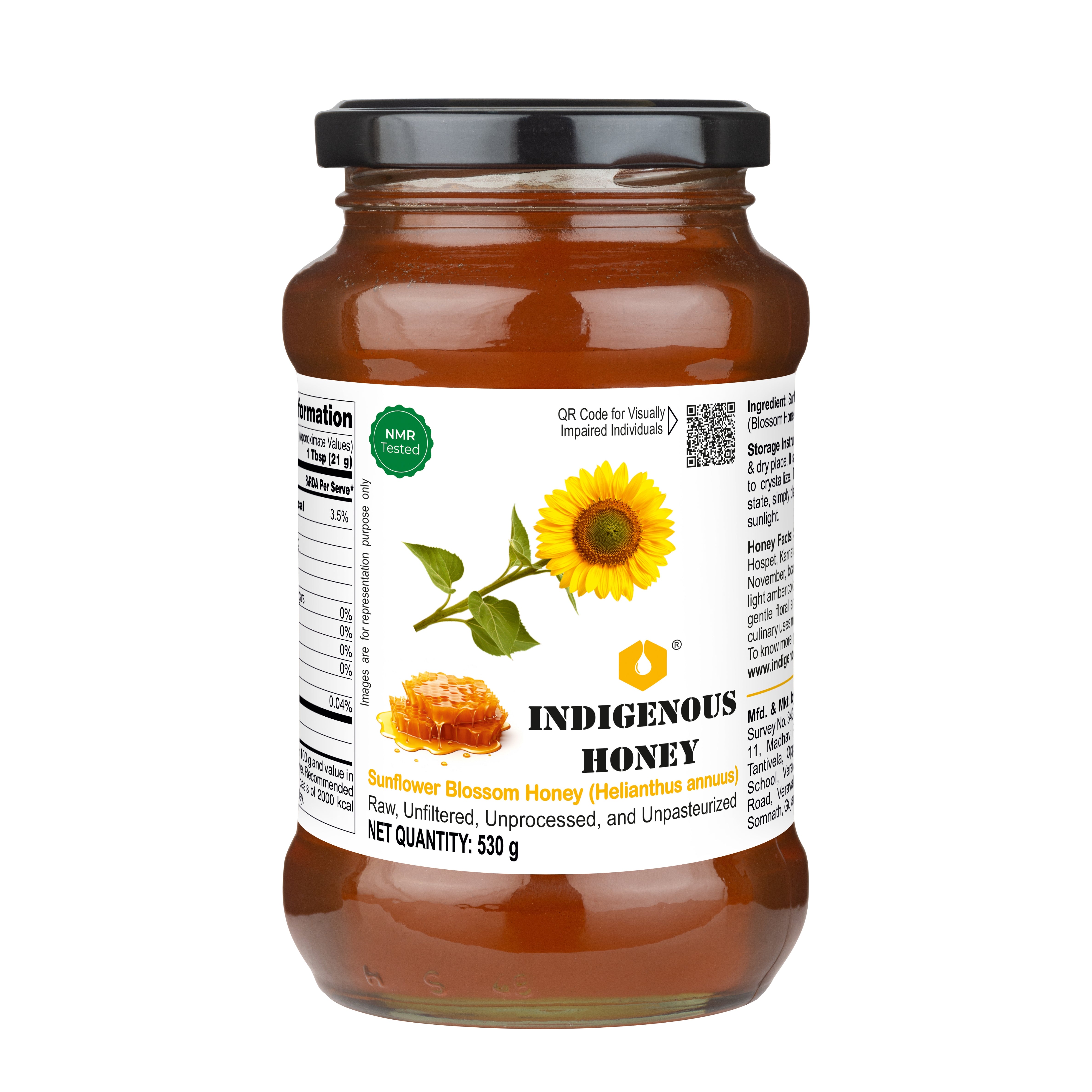 Natural Sunflower Honey