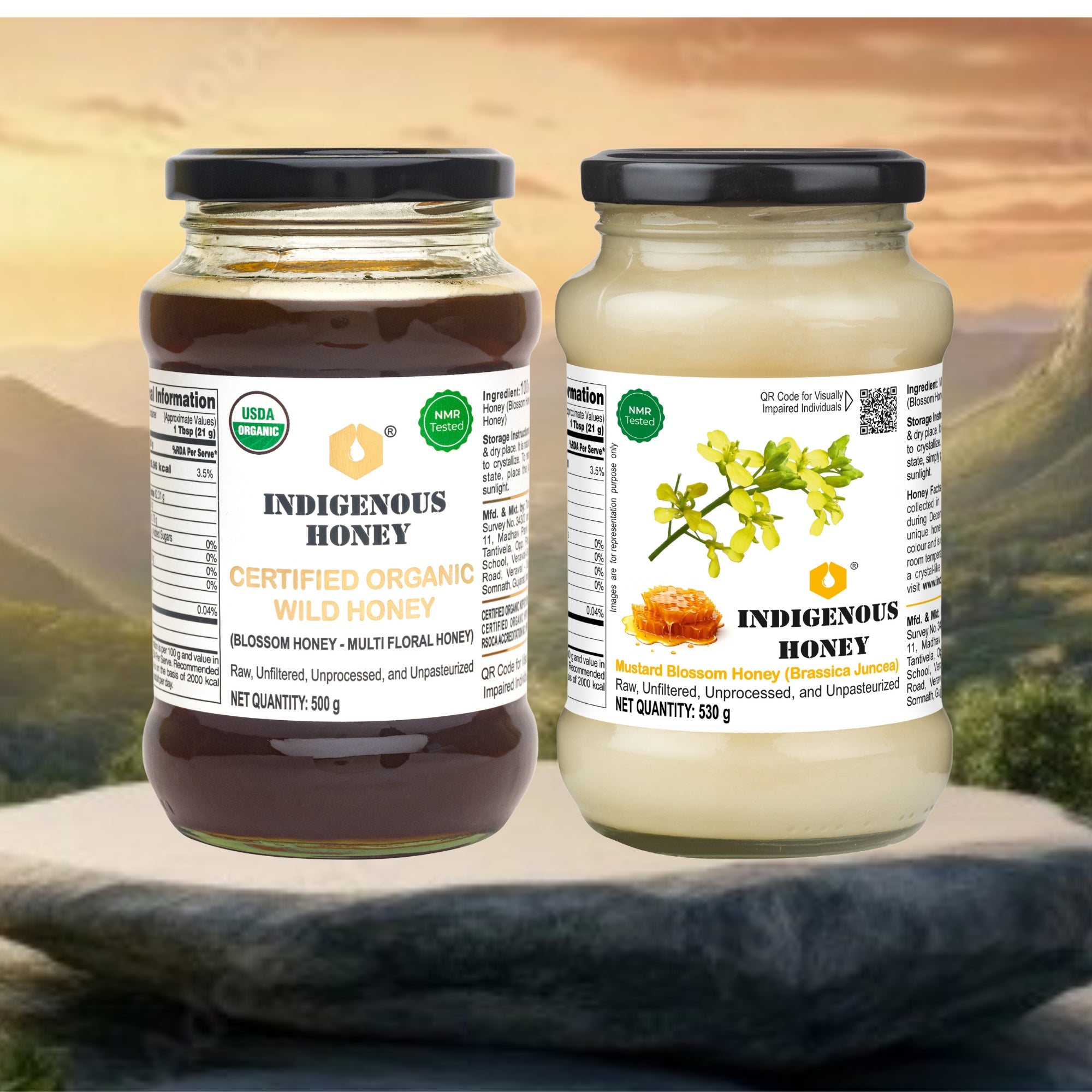Natural Wild & Crystallized Honey