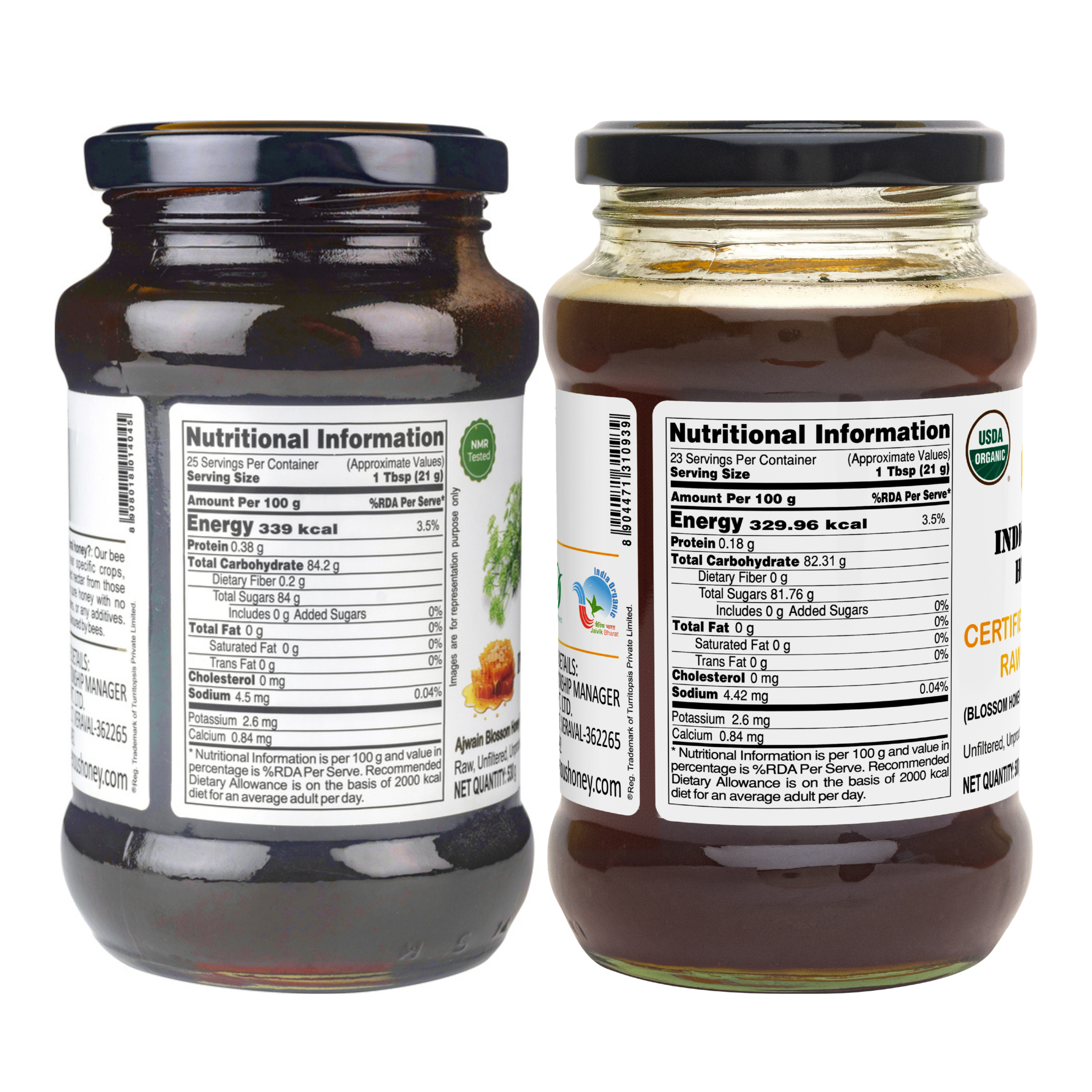 Nutritional Information of Ajwain and Raw Honey