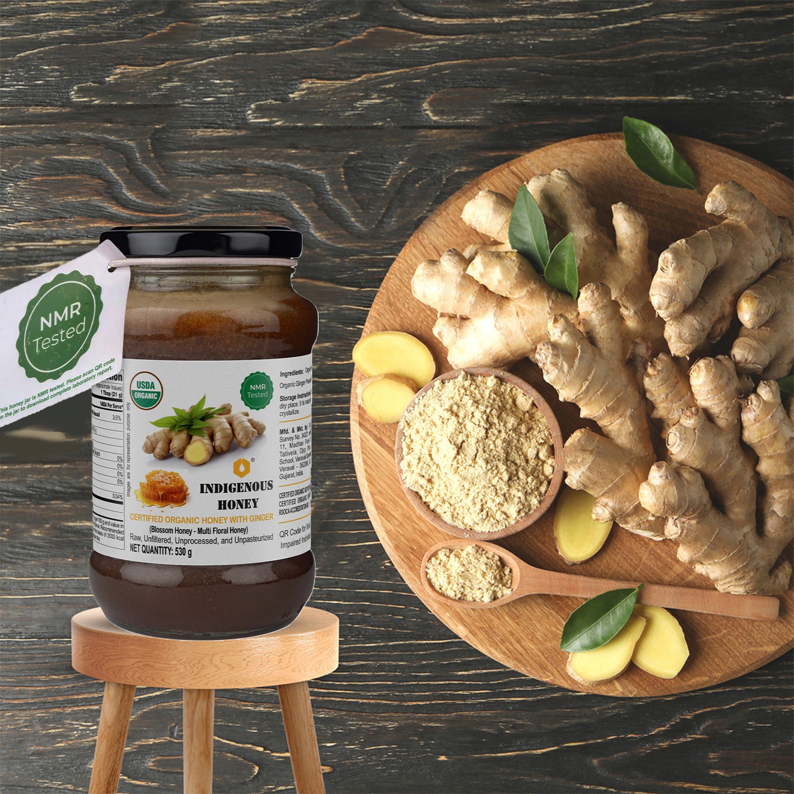 Organic Ginger with Wild Honey