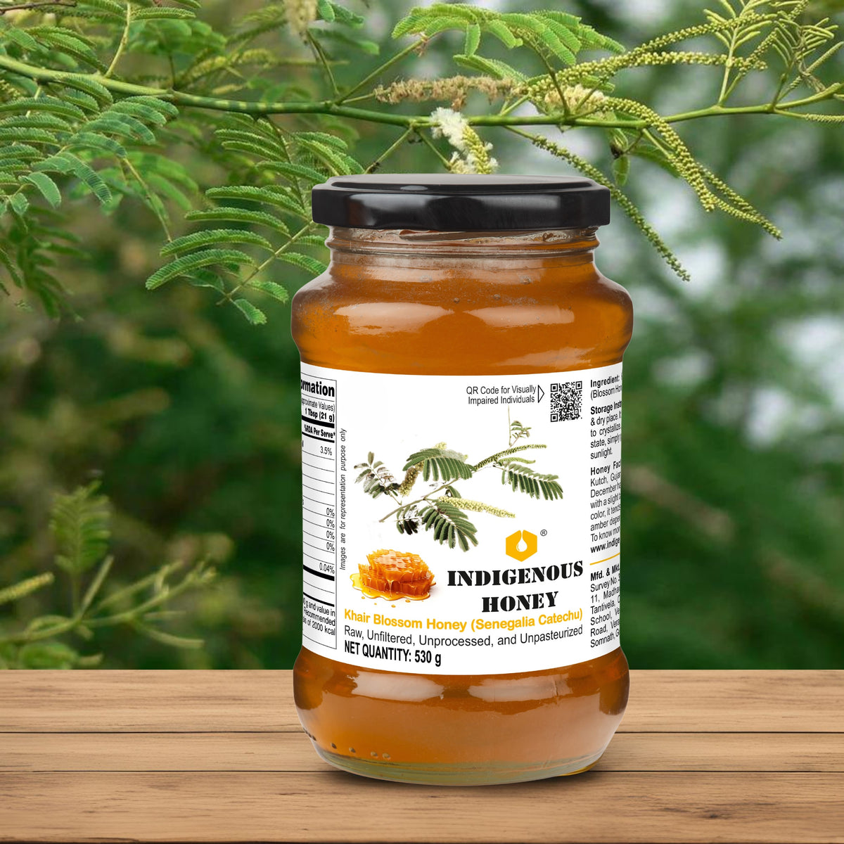 Natural Raw Khair Honey - Unpasteurized, Unheated Delight