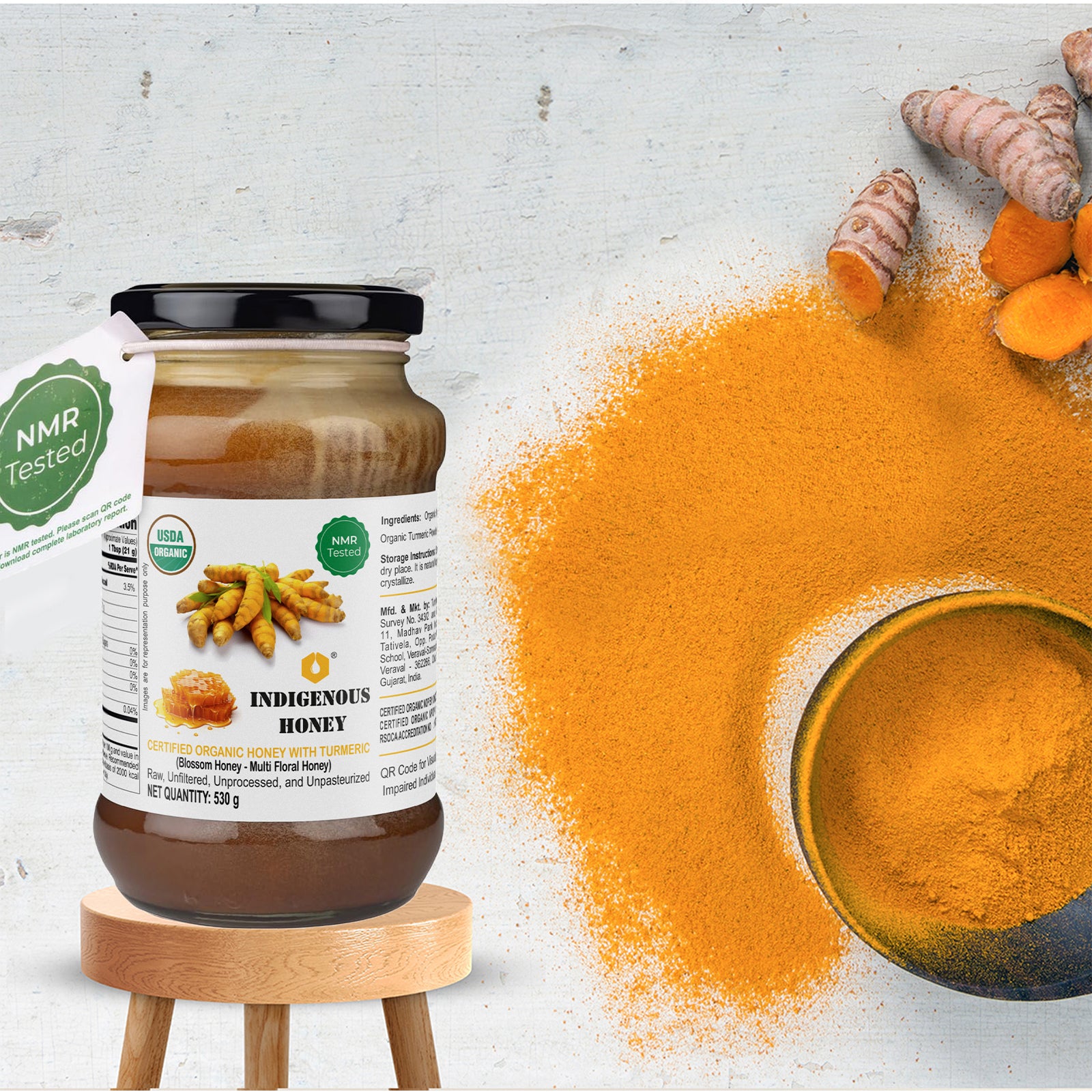 Organic Turmeric with Wild Honey